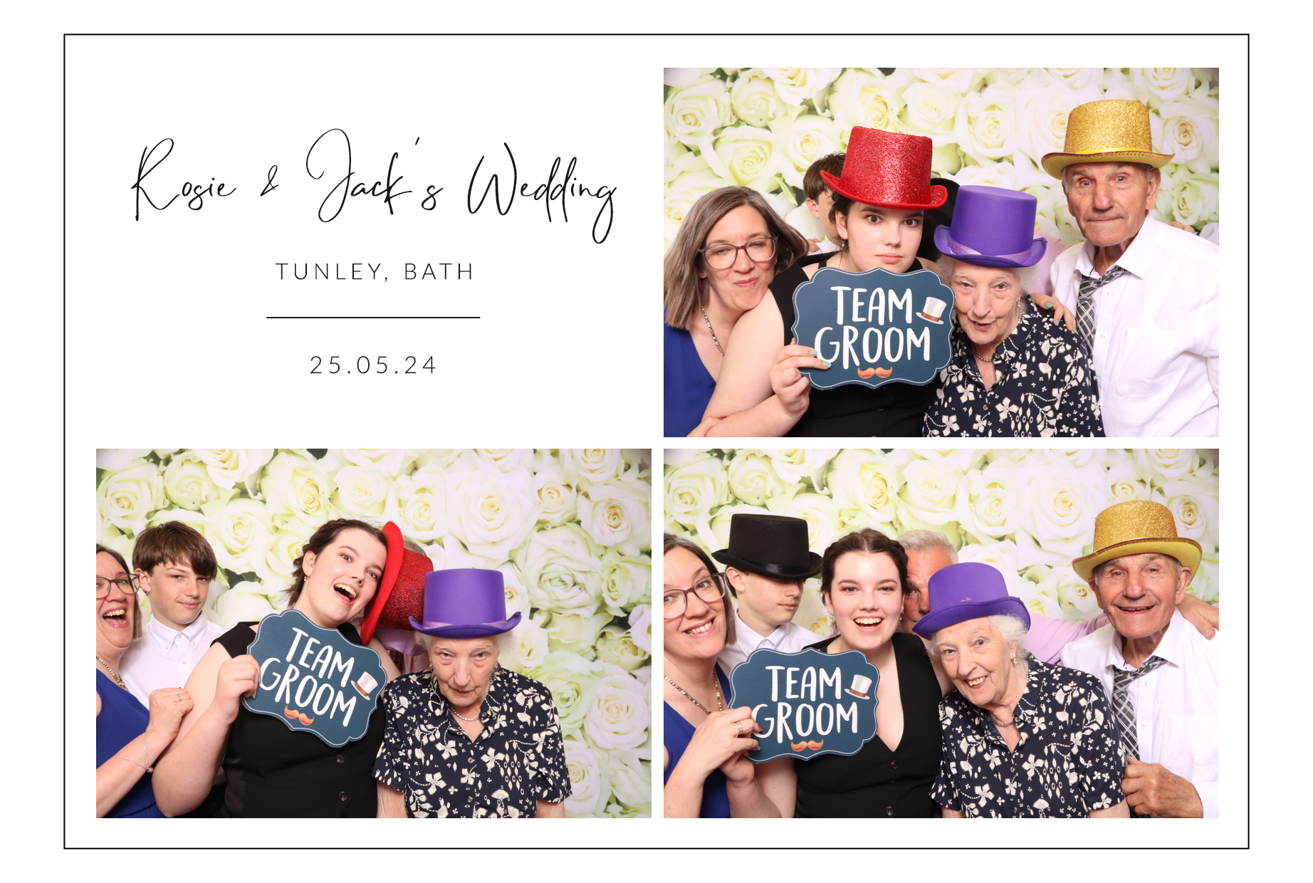 Rosie & Jack | View more photos from the event at images.mobile-photo-booth.com/u/MobilePhotoBoothUK/Rosie-Jack