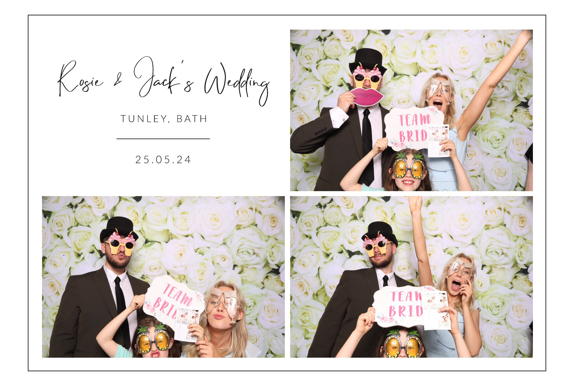 Rosie & Jack | View more photos from the event at images.mobile-photo-booth.com/u/MobilePhotoBoothUK/Rosie-Jack
