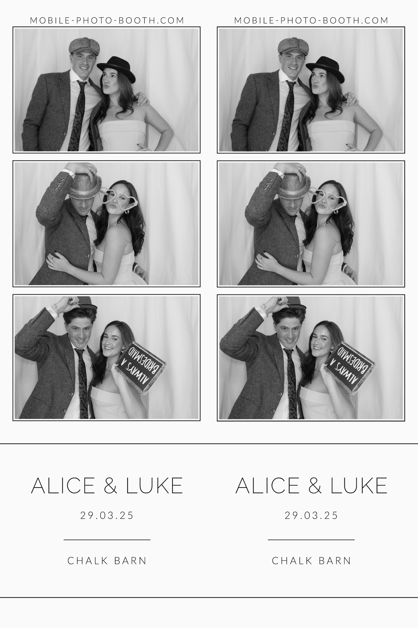 Alice & Luke | View more photos from the event at images.mobile-photo-booth.com/u/MobilePhotoBoothUK/Alice-Luke