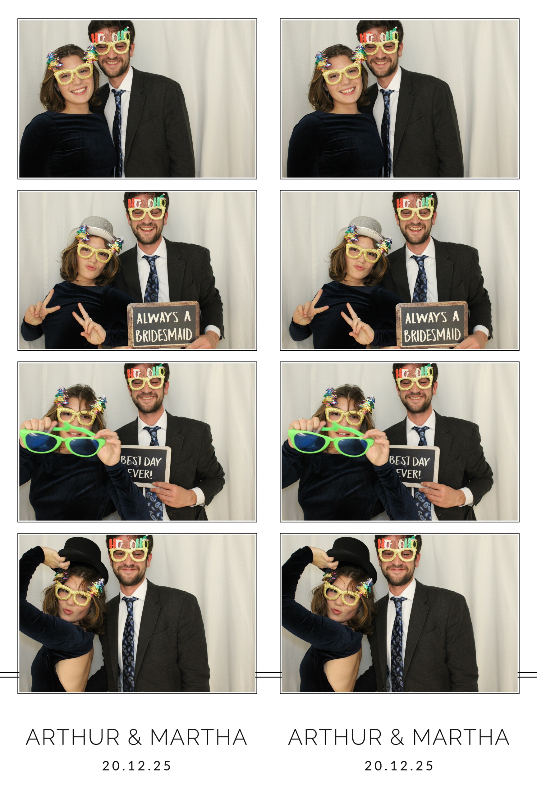 Arthur & Martha | View more photos from the event at images.mobile-photo-booth.com/u/MobilePhotoBoothUK/Arthur-Martha