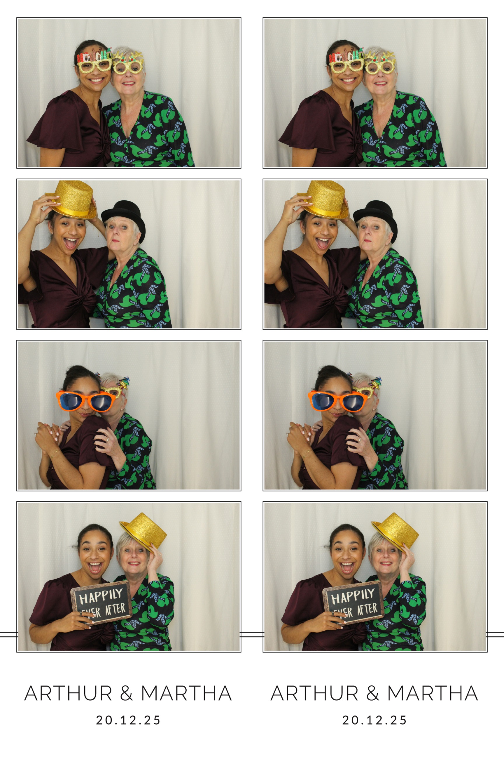 Arthur & Martha | View more photos from the event at images.mobile-photo-booth.com/u/MobilePhotoBoothUK/Arthur-Martha
