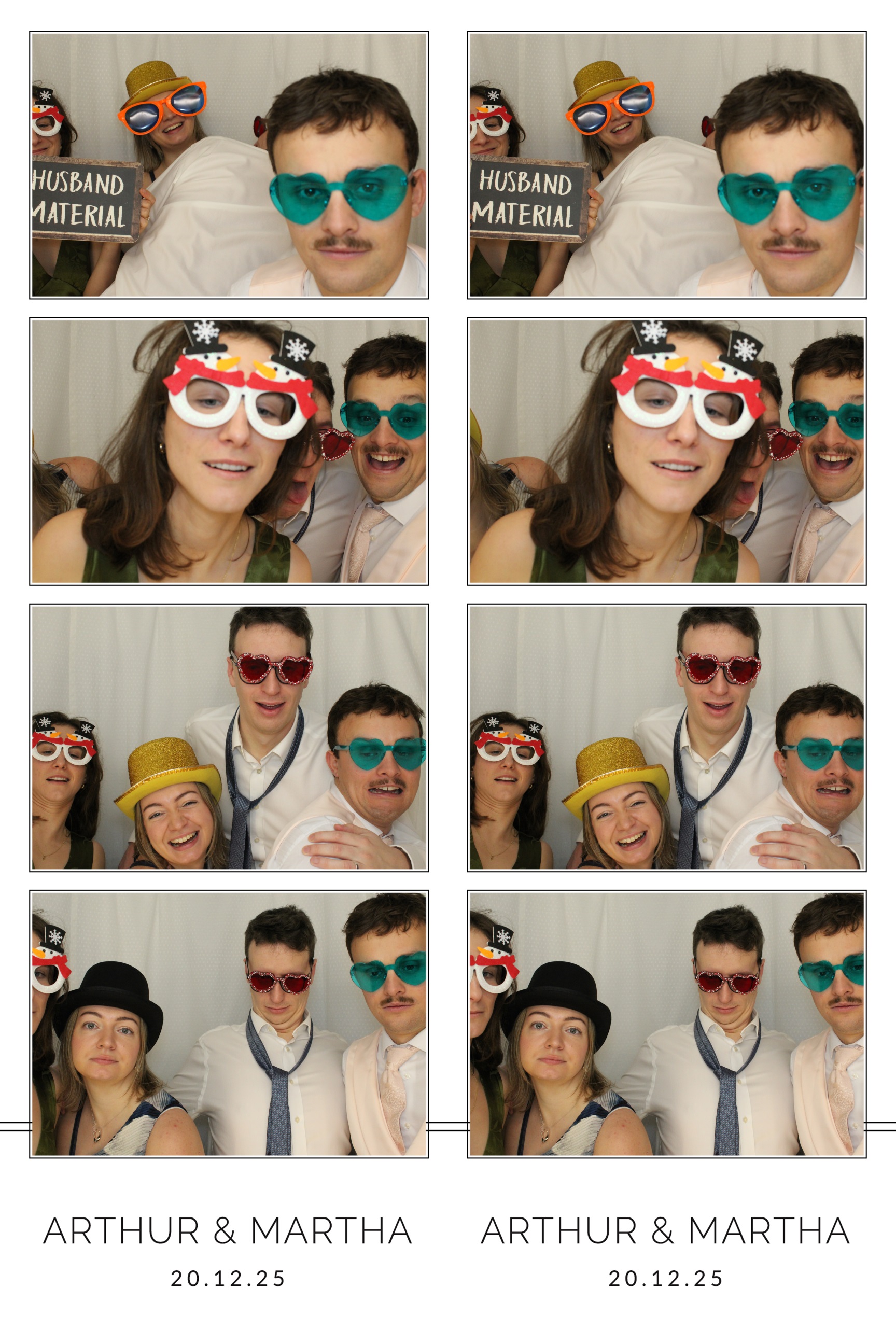 Arthur & Martha | View more photos from the event at images.mobile-photo-booth.com/u/MobilePhotoBoothUK/Arthur-Martha