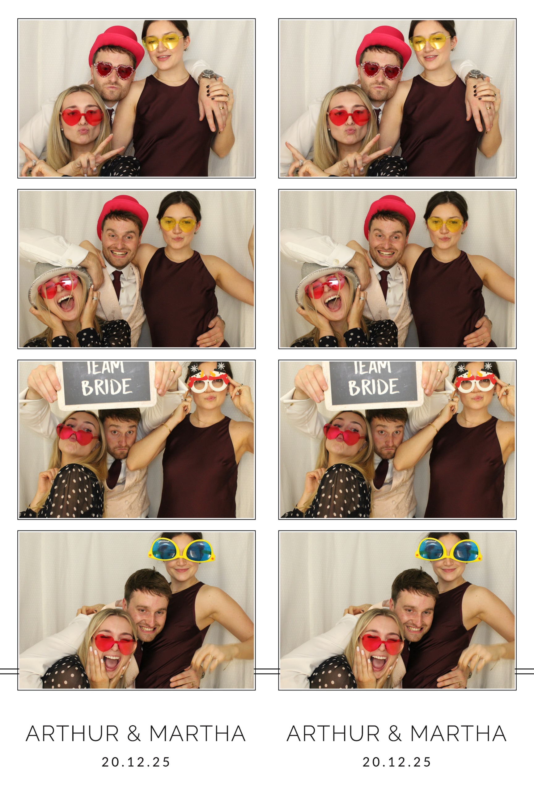 Arthur & Martha | View more photos from the event at images.mobile-photo-booth.com/u/MobilePhotoBoothUK/Arthur-Martha