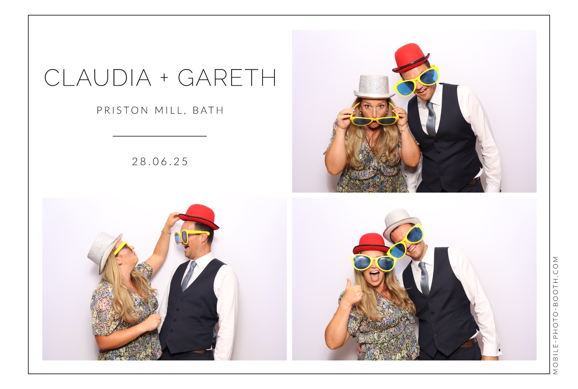 Claudia & Gareth | View more photos from the event at images.mobile-photo-booth.com/u/MobilePhotoBoothUK/Claudia-Gareth