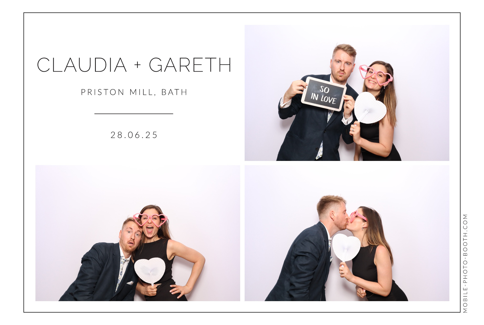 Claudia & Gareth | View more photos from the event at images.mobile-photo-booth.com/u/MobilePhotoBoothUK/Claudia-Gareth