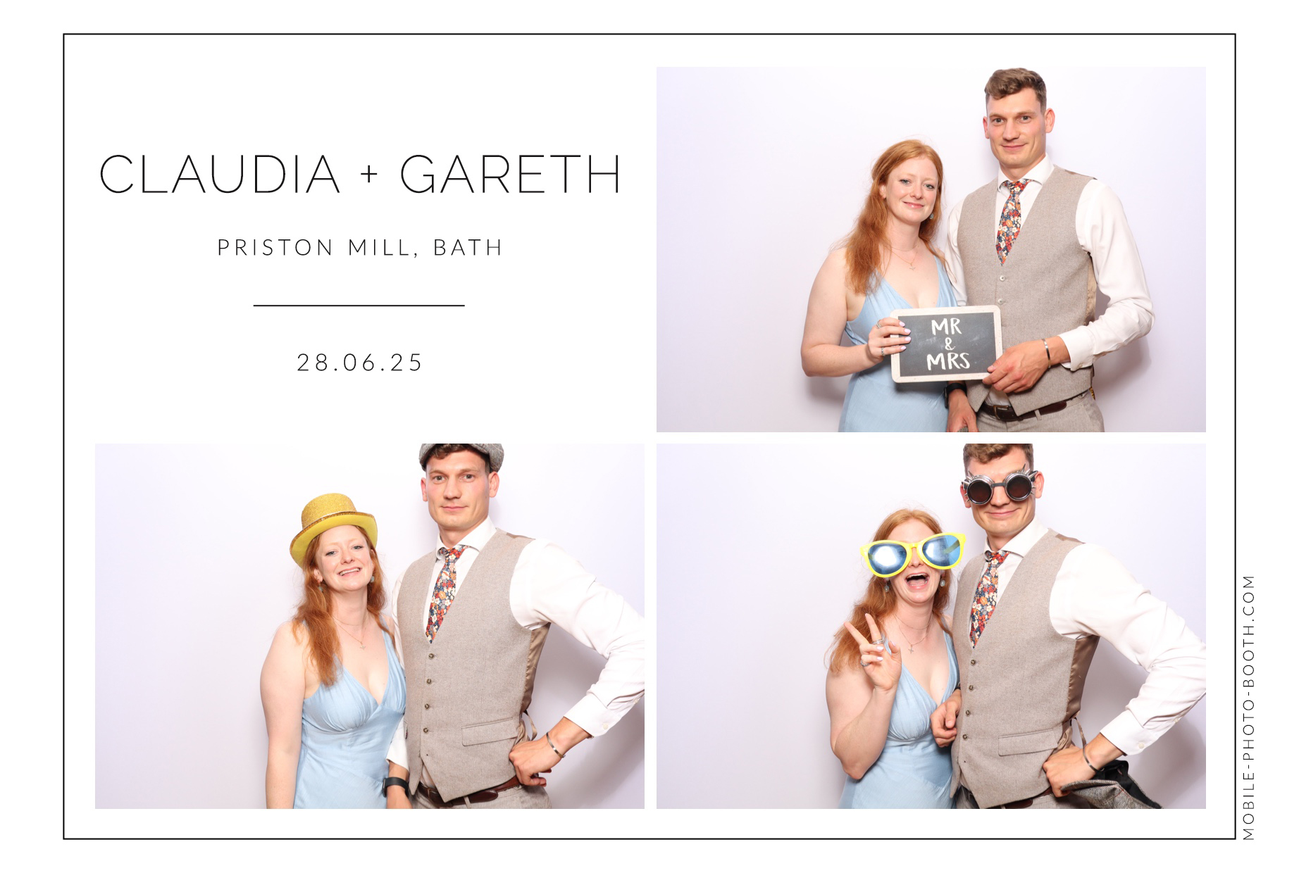 Claudia & Gareth | View more photos from the event at images.mobile-photo-booth.com/u/MobilePhotoBoothUK/Claudia-Gareth