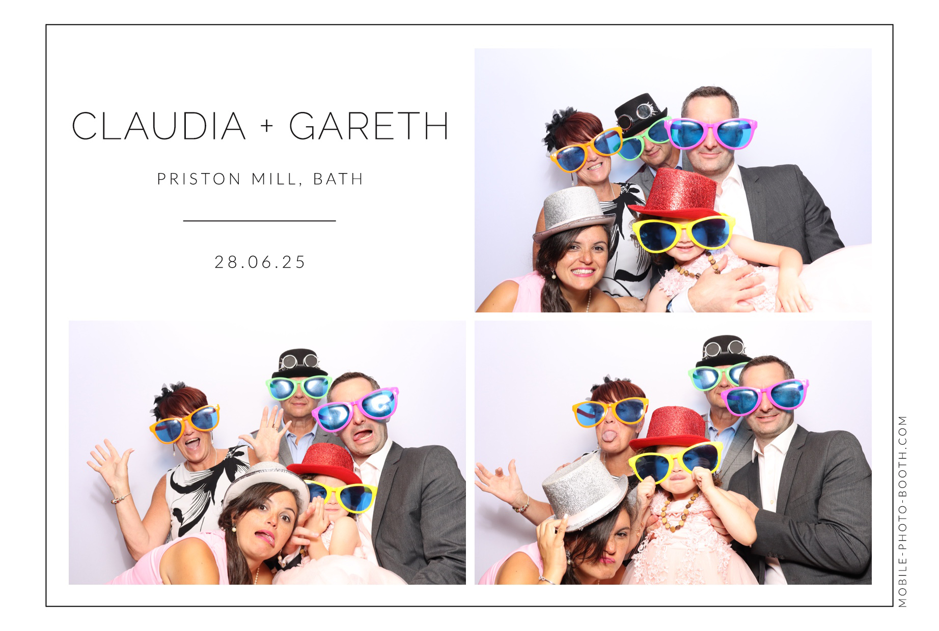 Claudia & Gareth | View more photos from the event at images.mobile-photo-booth.com/u/MobilePhotoBoothUK/Claudia-Gareth