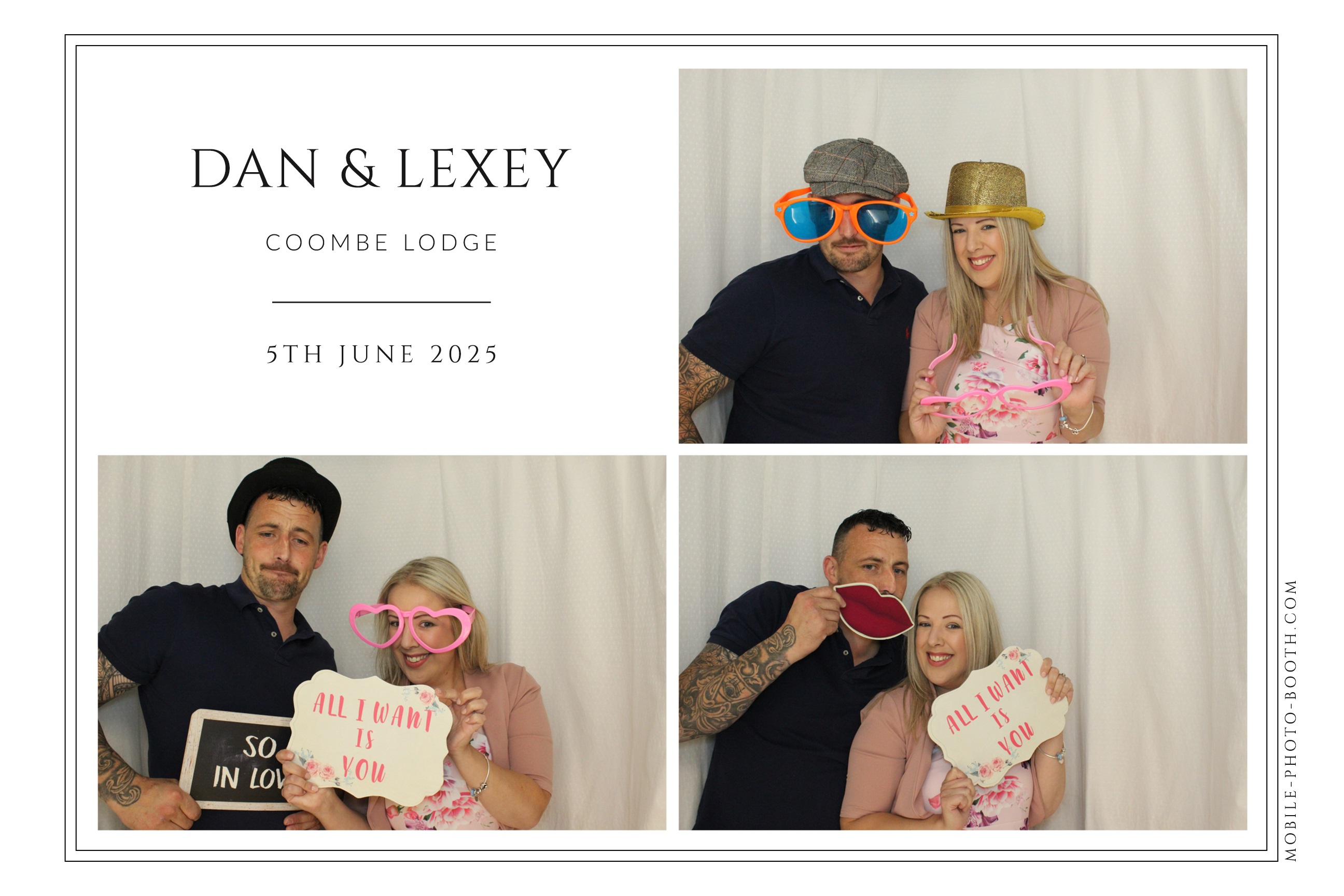 Dan & Lexey | View more photos from the event at images.mobile-photo-booth.com/u/MobilePhotoBoothUK/Dan-Lexey