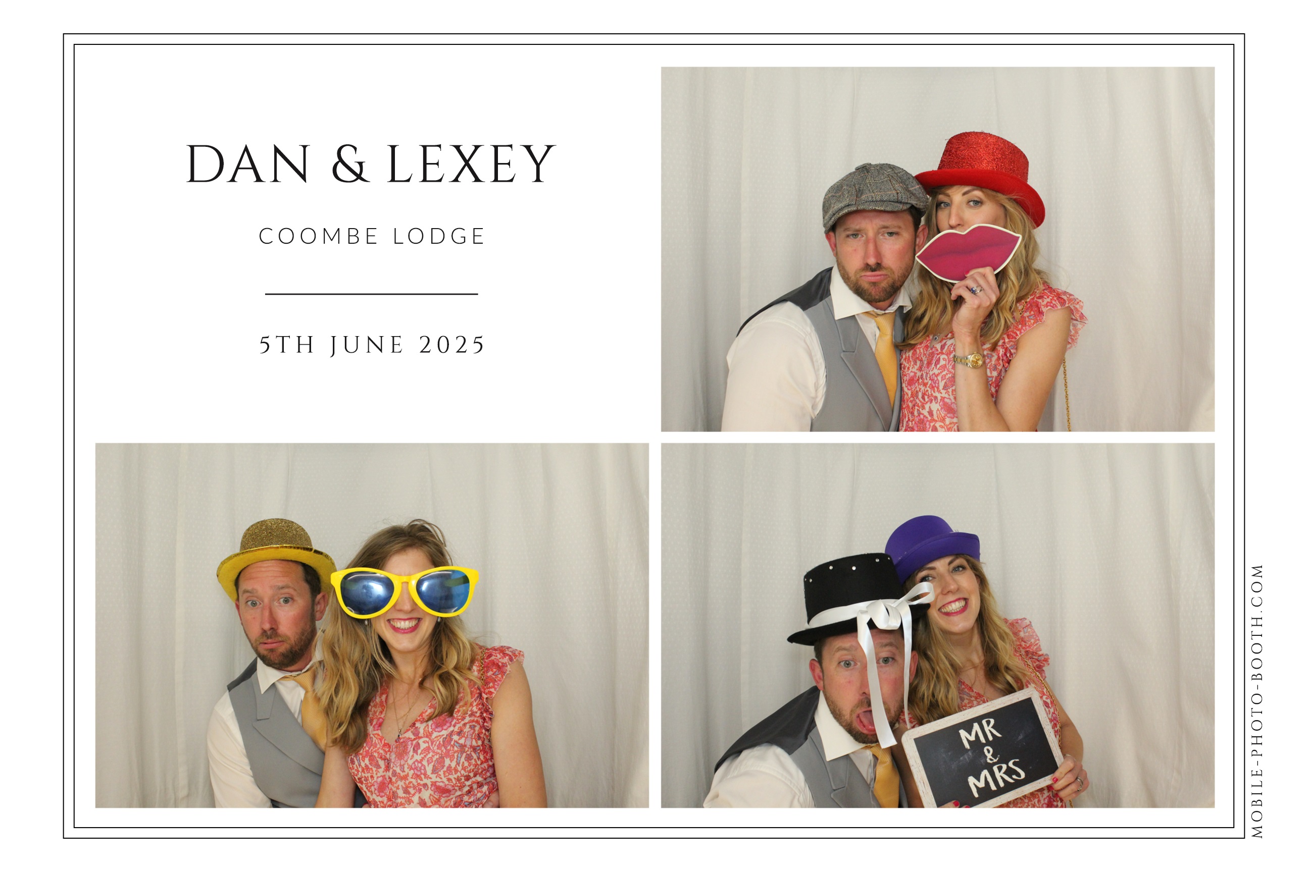 Dan & Lexey | View more photos from the event at images.mobile-photo-booth.com/u/MobilePhotoBoothUK/Dan-Lexey
