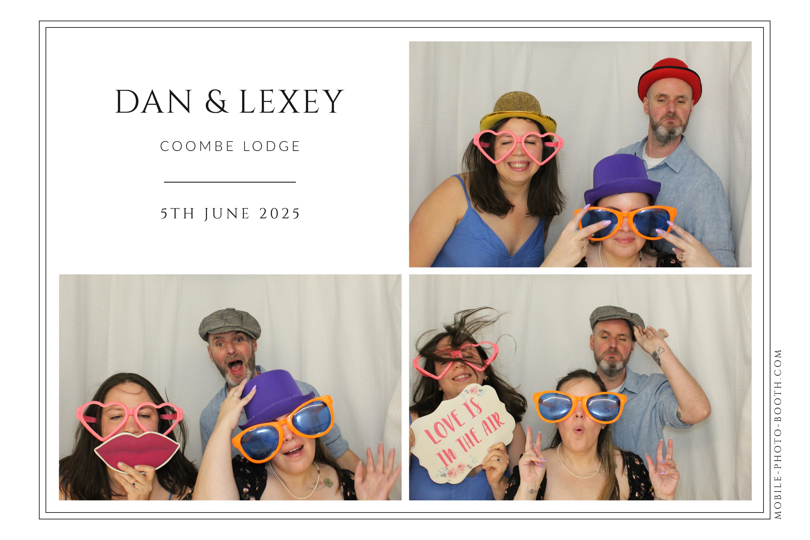 Dan & Lexey | View more photos from the event at images.mobile-photo-booth.com/u/MobilePhotoBoothUK/Dan-Lexey