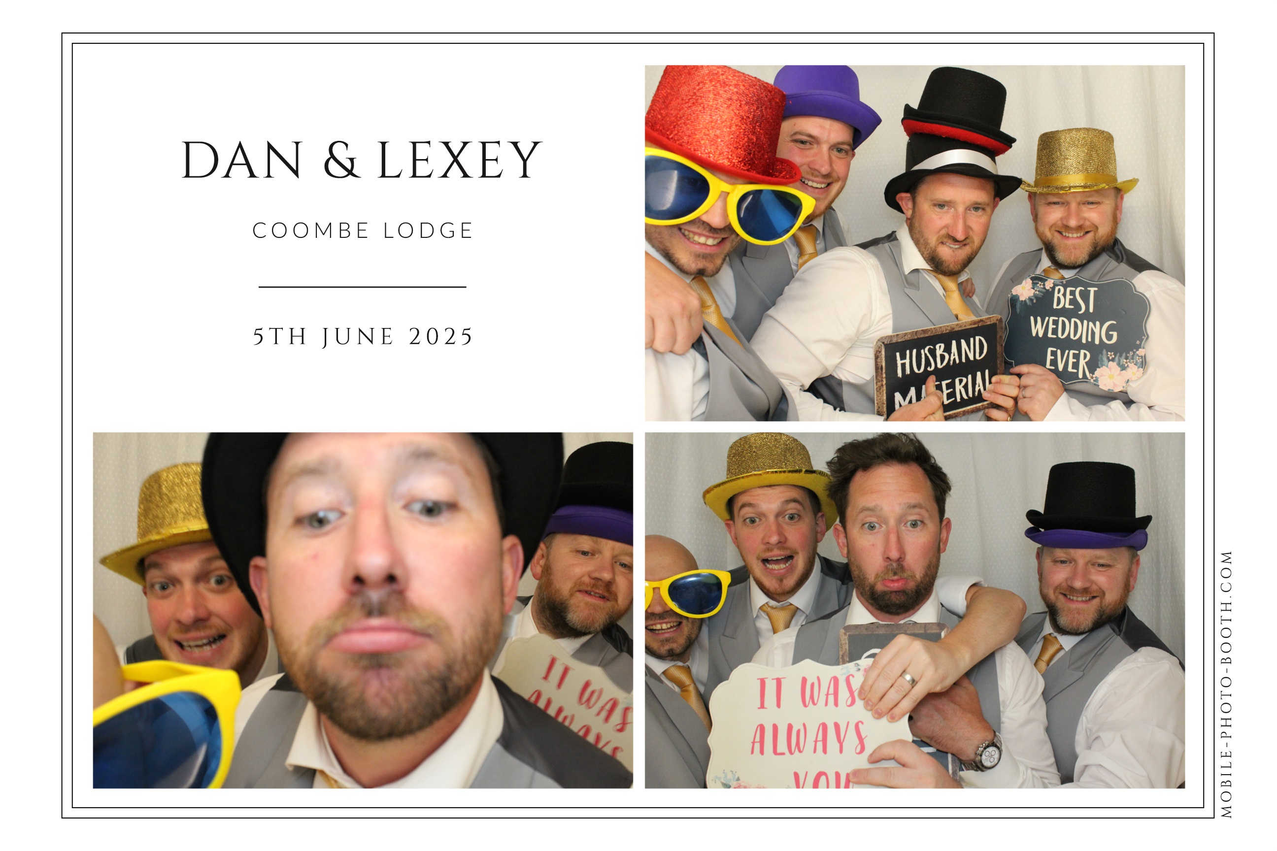 Dan & Lexey | View more photos from the event at images.mobile-photo-booth.com/u/MobilePhotoBoothUK/Dan-Lexey