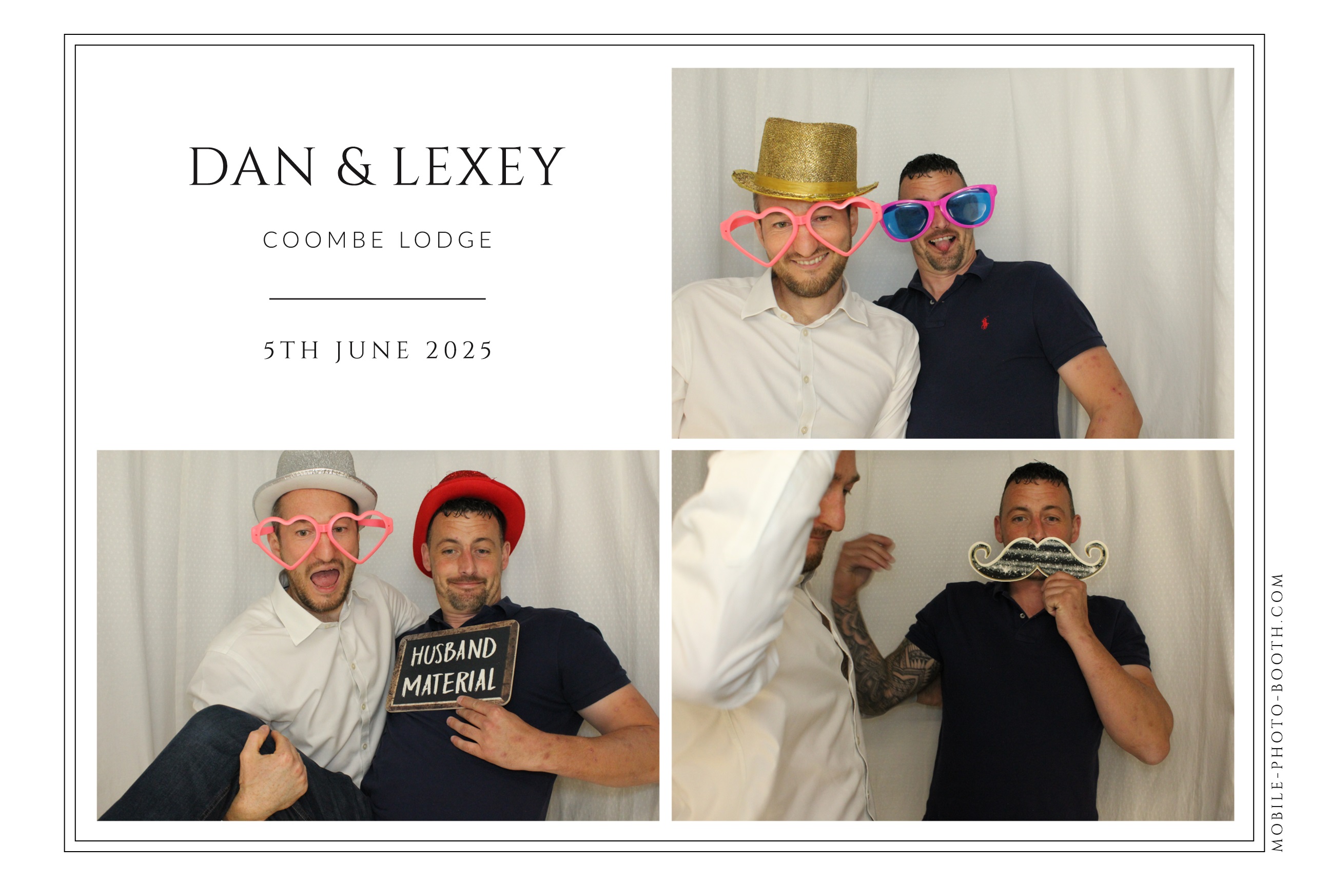 Dan & Lexey | View more photos from the event at images.mobile-photo-booth.com/u/MobilePhotoBoothUK/Dan-Lexey