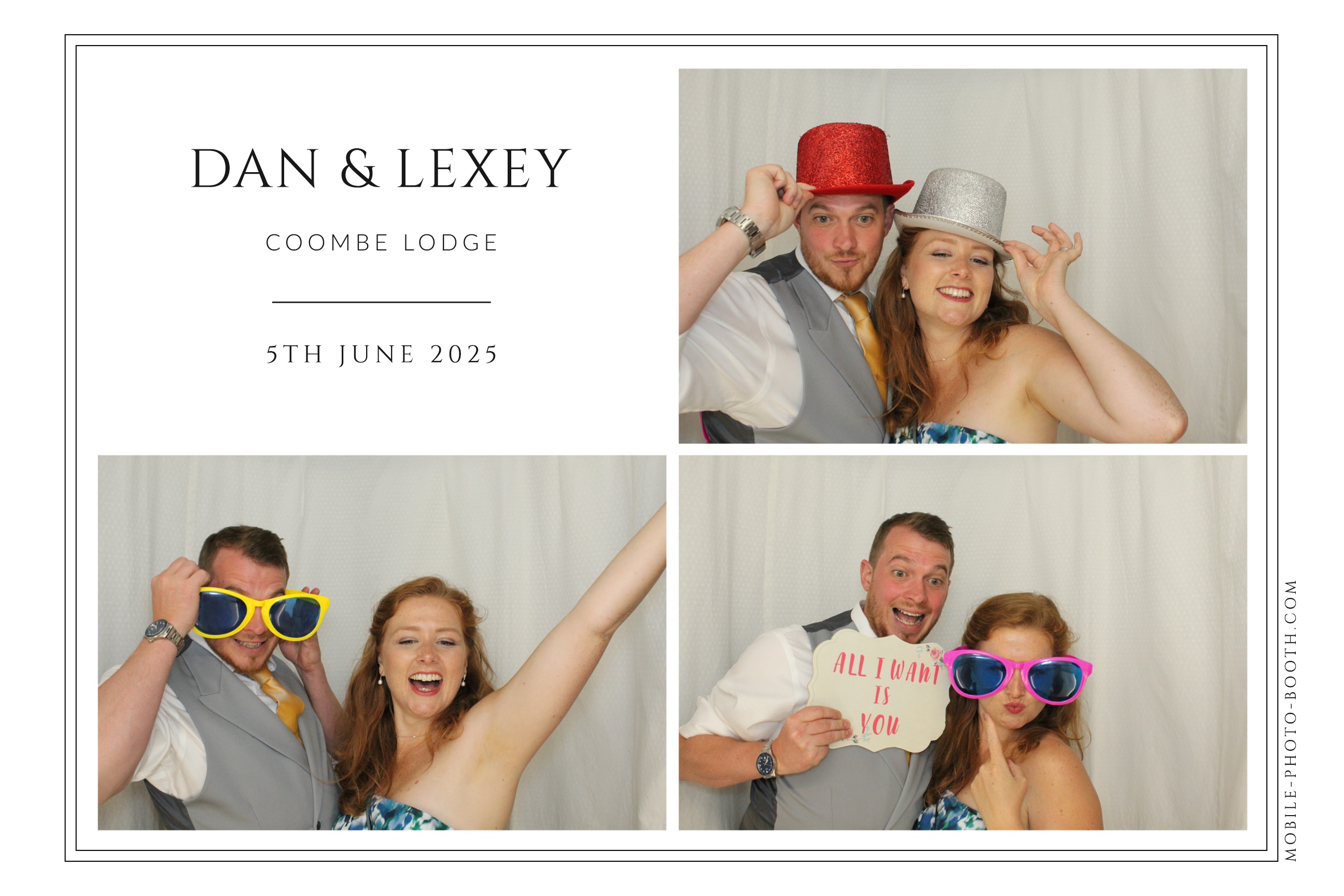 Dan & Lexey | View more photos from the event at images.mobile-photo-booth.com/u/MobilePhotoBoothUK/Dan-Lexey