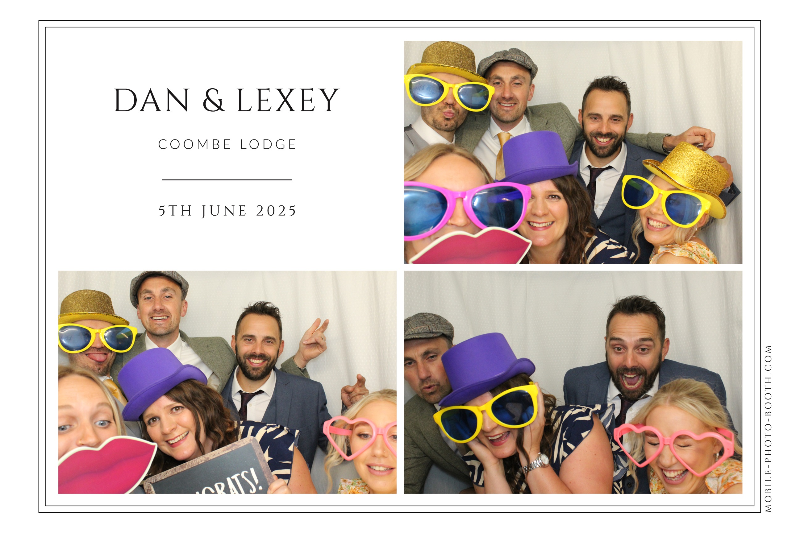 Dan & Lexey | View more photos from the event at images.mobile-photo-booth.com/u/MobilePhotoBoothUK/Dan-Lexey