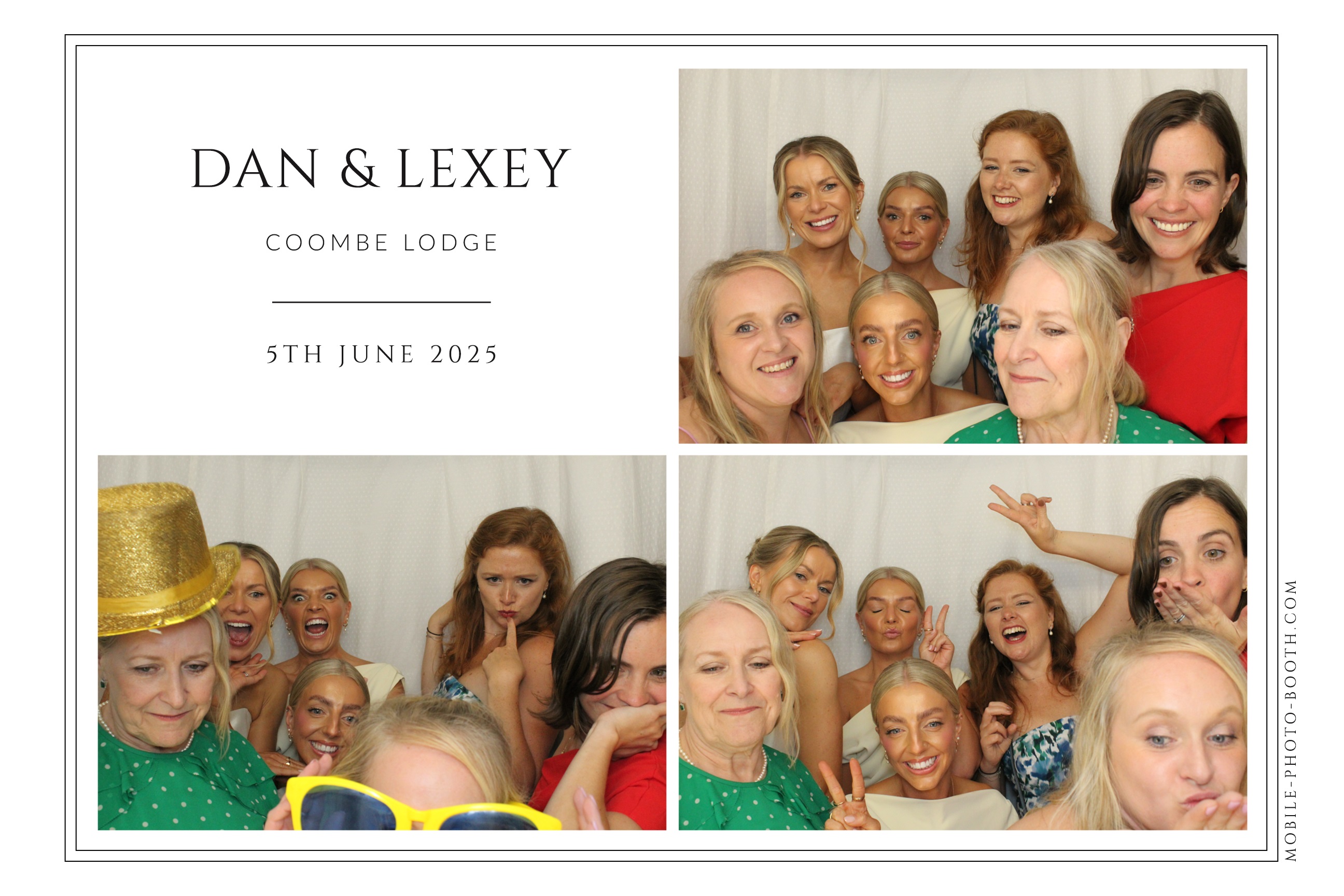 Dan & Lexey | View more photos from the event at images.mobile-photo-booth.com/u/MobilePhotoBoothUK/Dan-Lexey