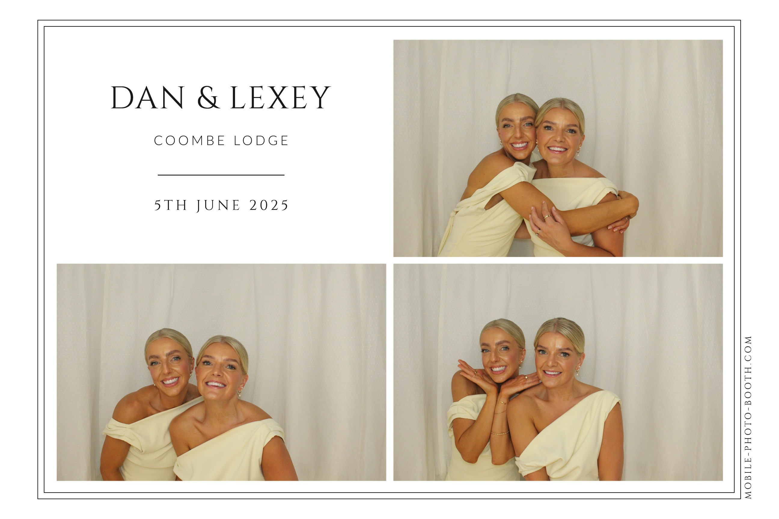 Dan & Lexey | View more photos from the event at images.mobile-photo-booth.com/u/MobilePhotoBoothUK/Dan-Lexey