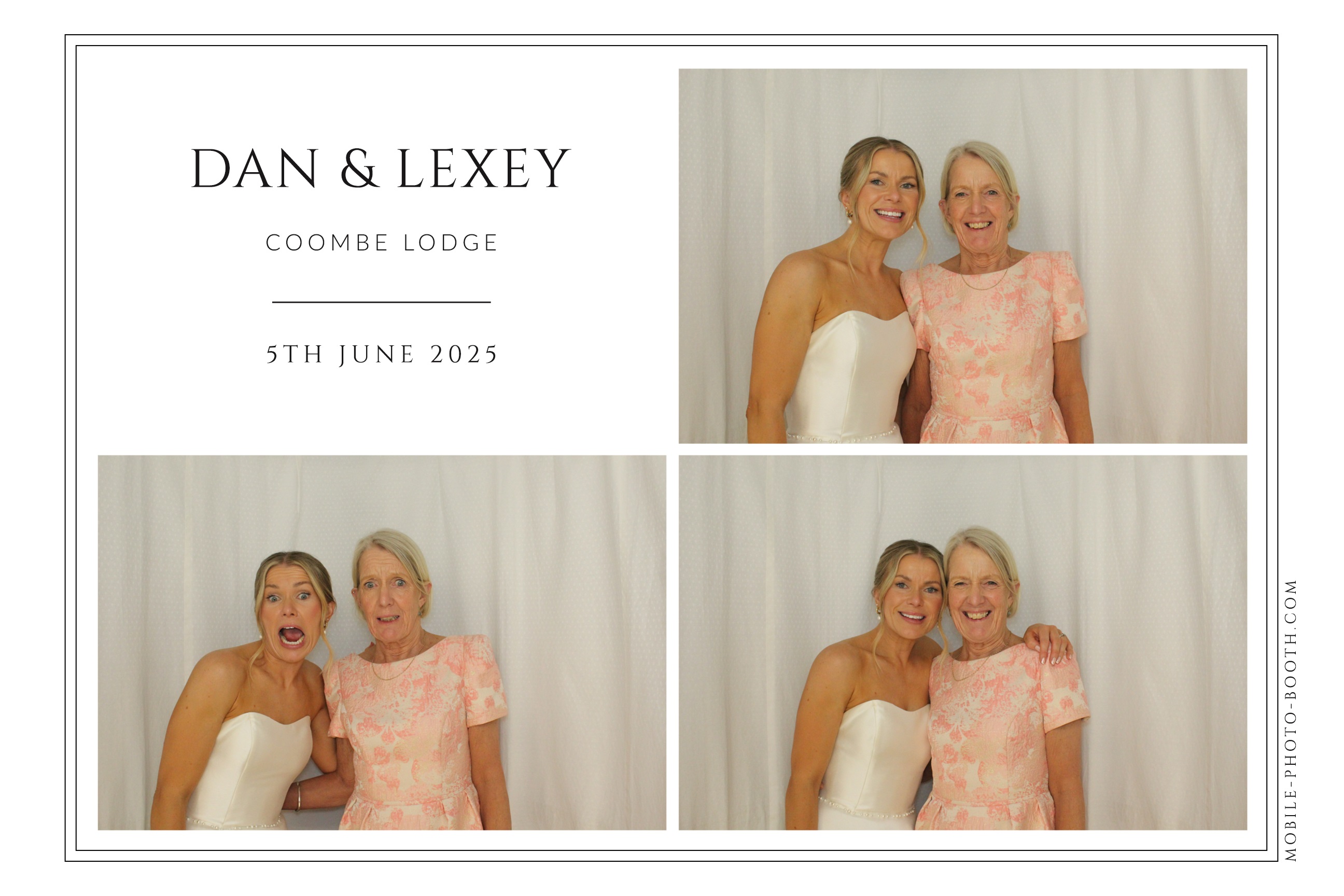 Dan & Lexey | View more photos from the event at images.mobile-photo-booth.com/u/MobilePhotoBoothUK/Dan-Lexey