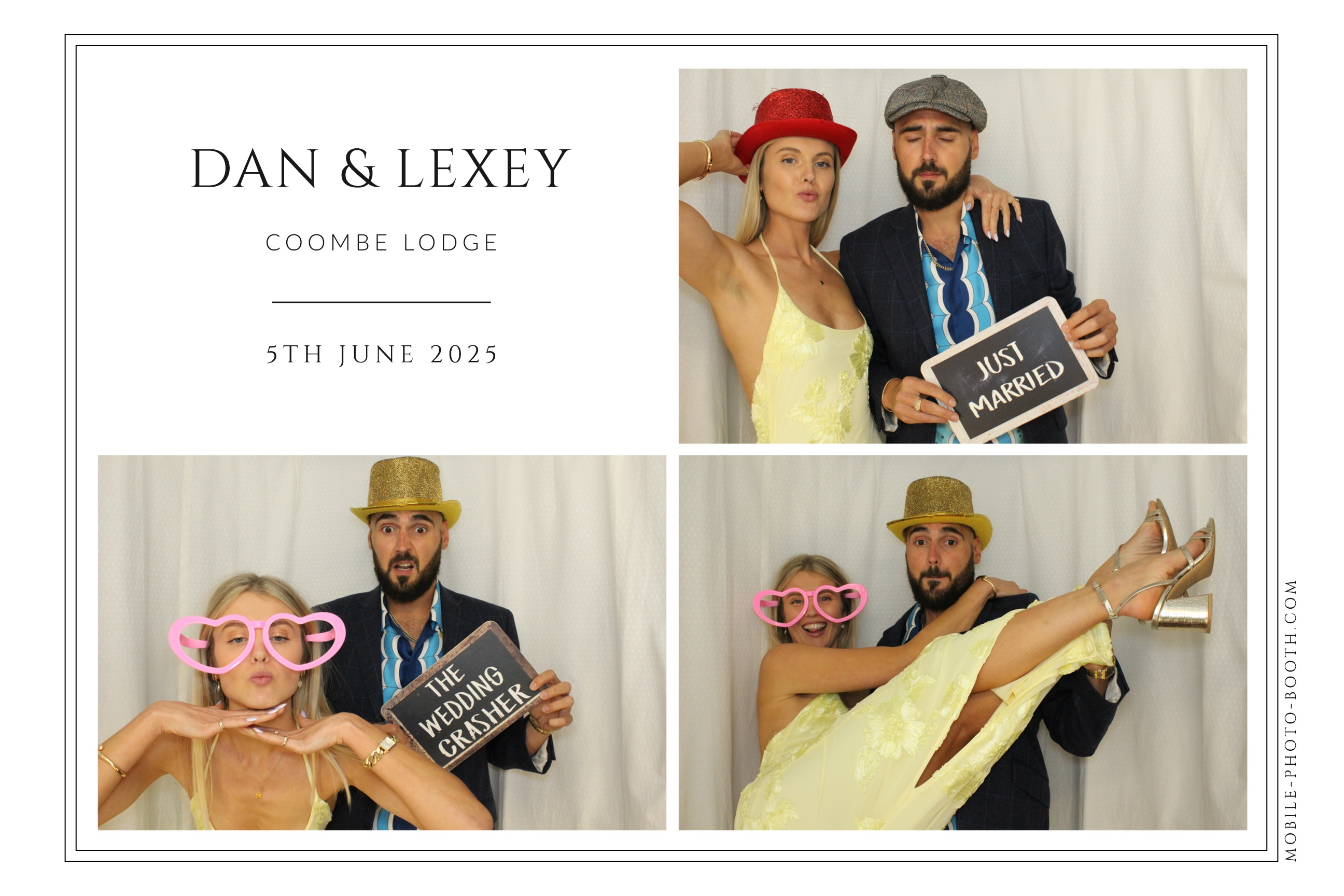 Dan & Lexey | View more photos from the event at images.mobile-photo-booth.com/u/MobilePhotoBoothUK/Dan-Lexey