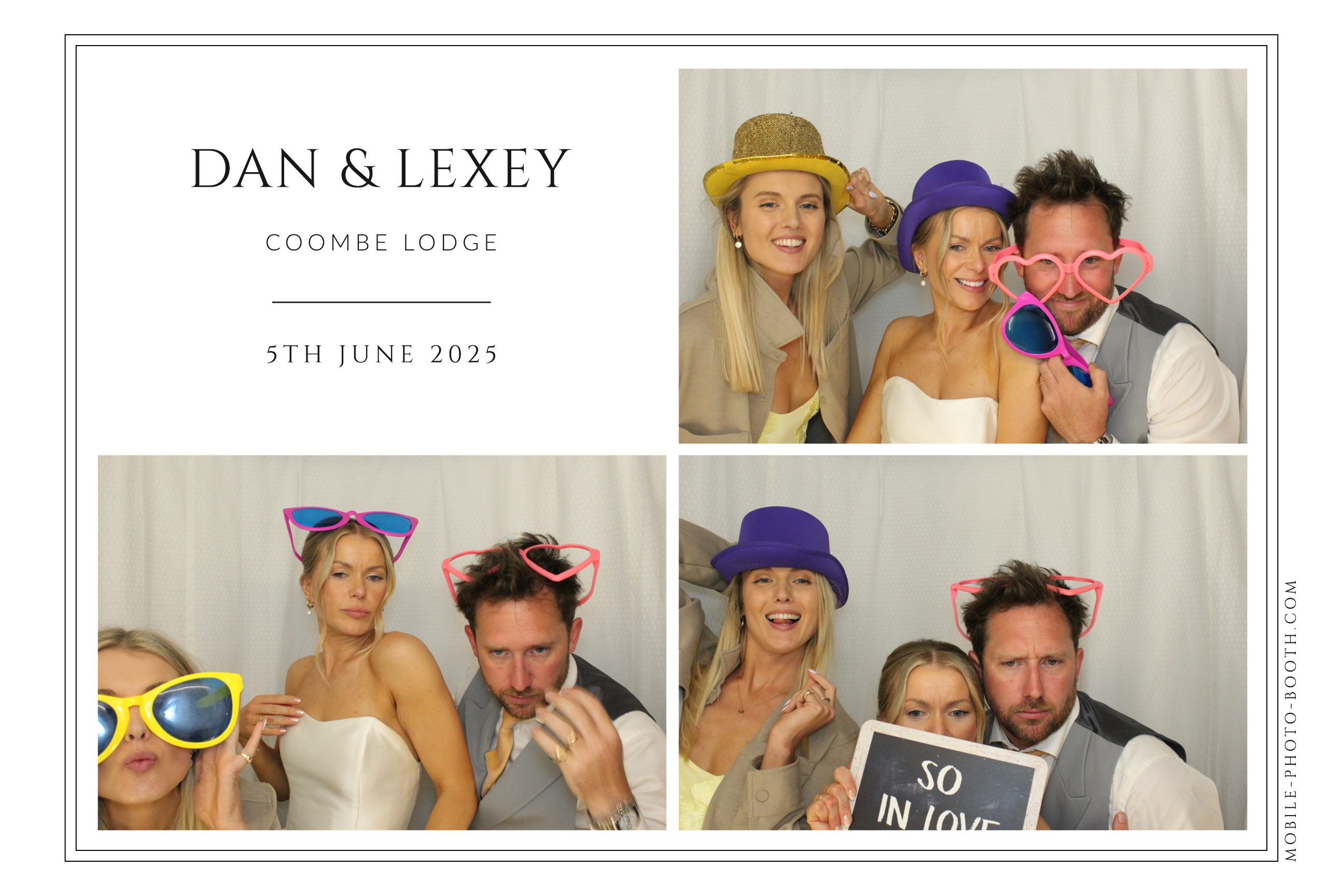 Dan & Lexey | View more photos from the event at images.mobile-photo-booth.com/u/MobilePhotoBoothUK/Dan-Lexey