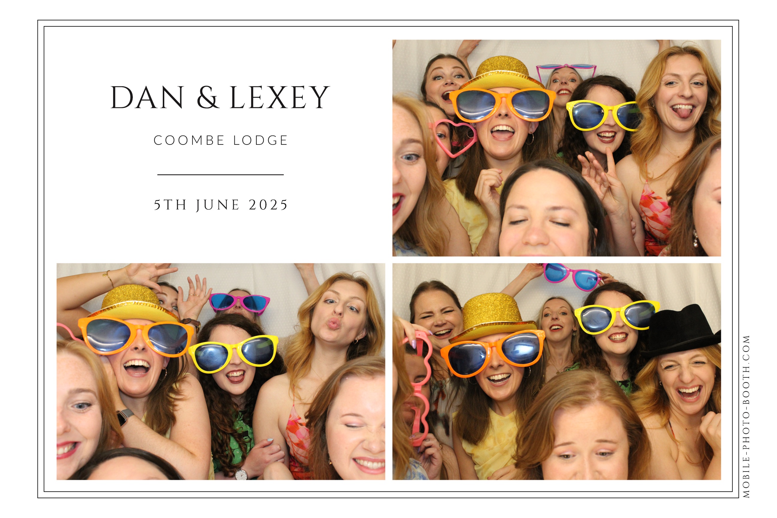 Dan & Lexey | View more photos from the event at images.mobile-photo-booth.com/u/MobilePhotoBoothUK/Dan-Lexey