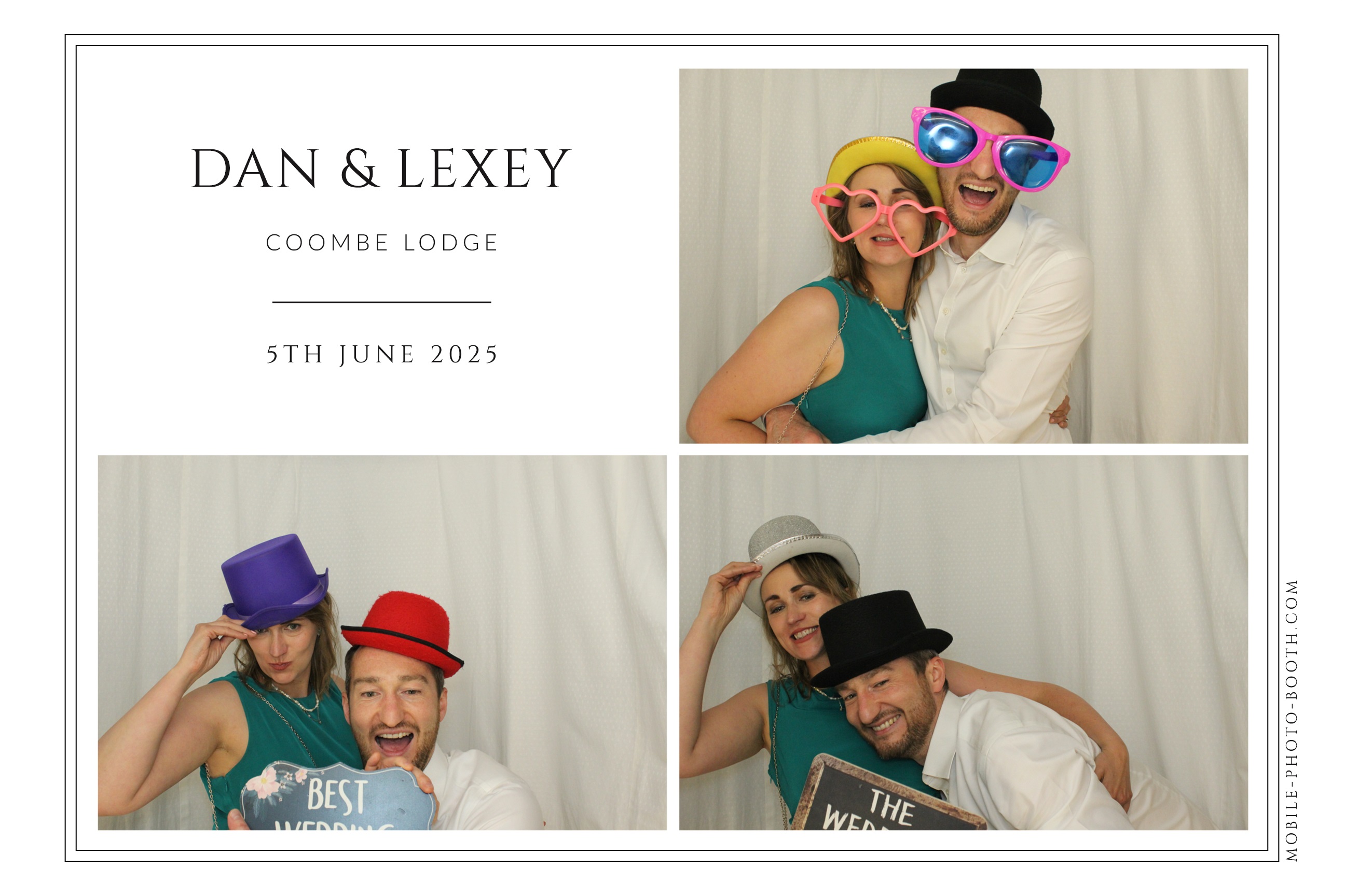 Dan & Lexey | View more photos from the event at images.mobile-photo-booth.com/u/MobilePhotoBoothUK/Dan-Lexey
