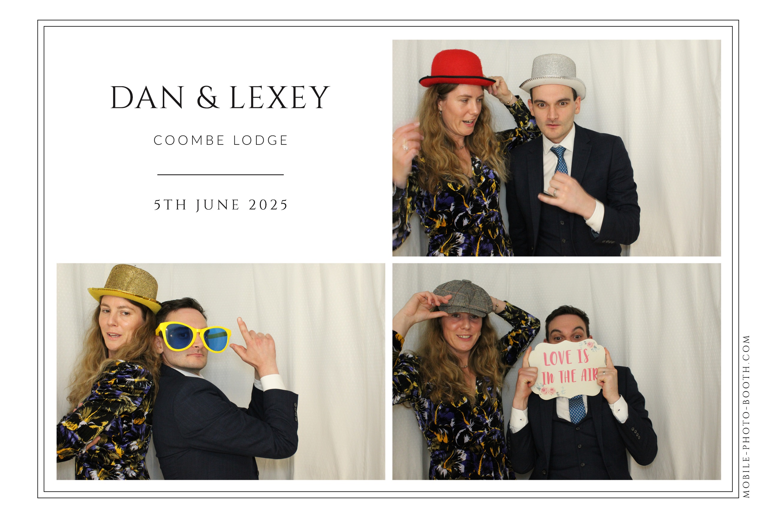 Dan & Lexey | View more photos from the event at images.mobile-photo-booth.com/u/MobilePhotoBoothUK/Dan-Lexey