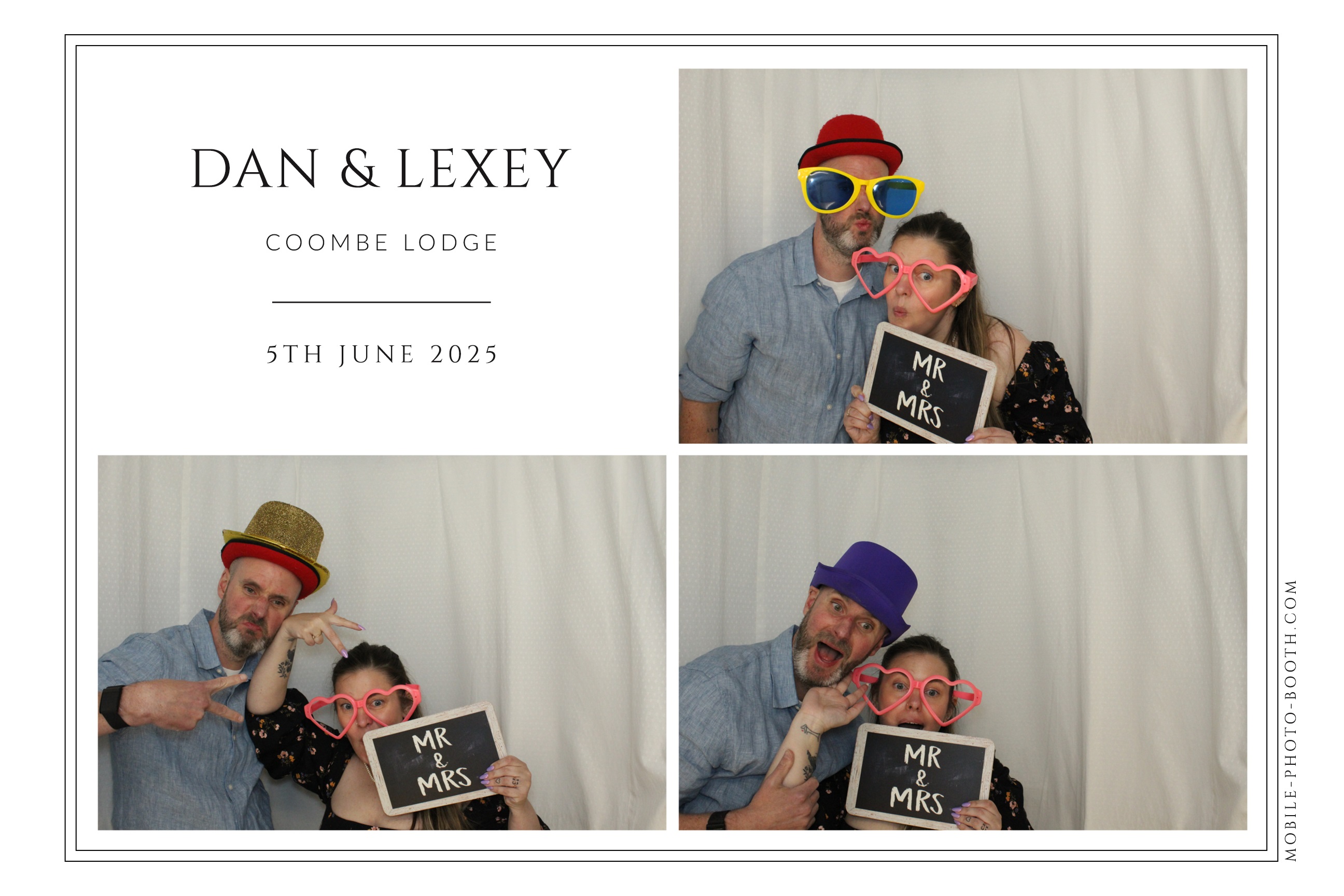 Dan & Lexey | View more photos from the event at images.mobile-photo-booth.com/u/MobilePhotoBoothUK/Dan-Lexey