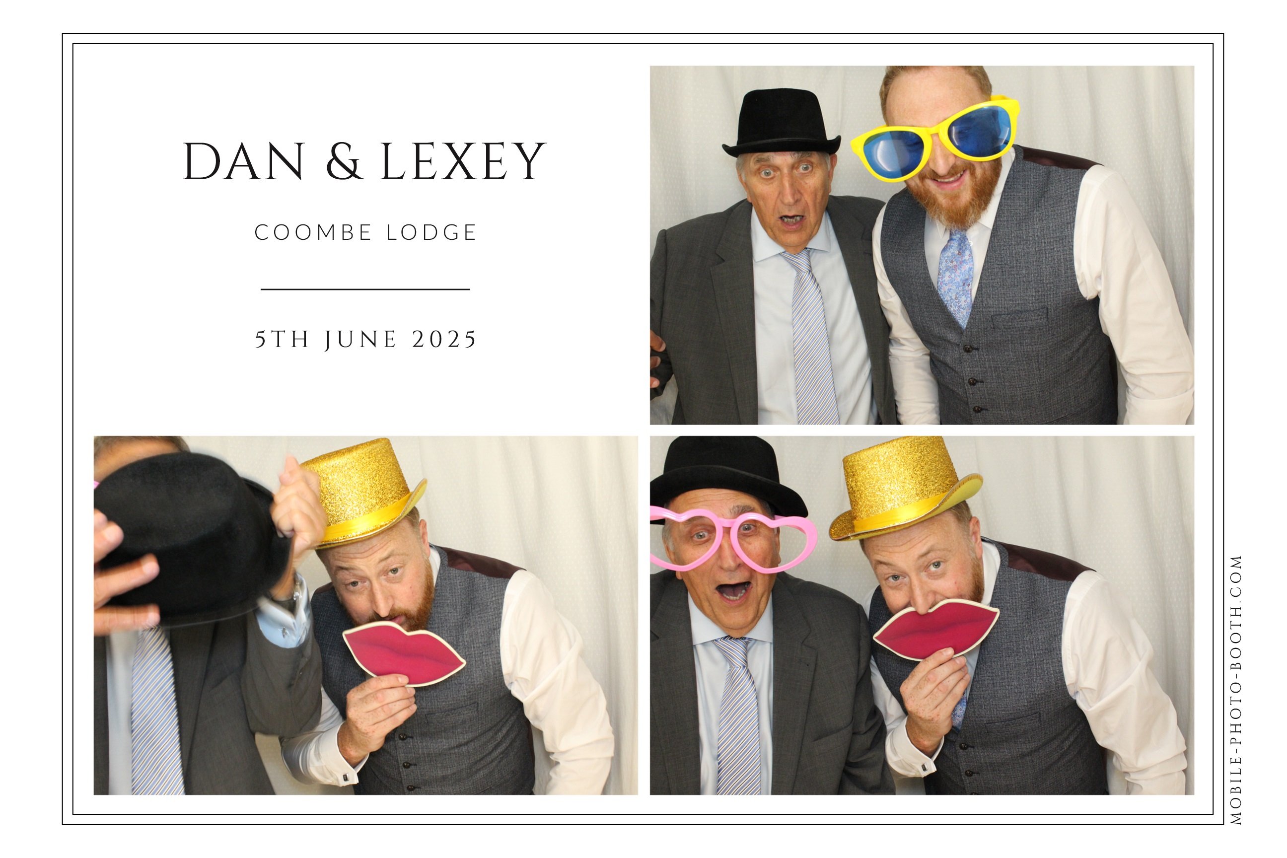 Dan & Lexey | View more photos from the event at images.mobile-photo-booth.com/u/MobilePhotoBoothUK/Dan-Lexey