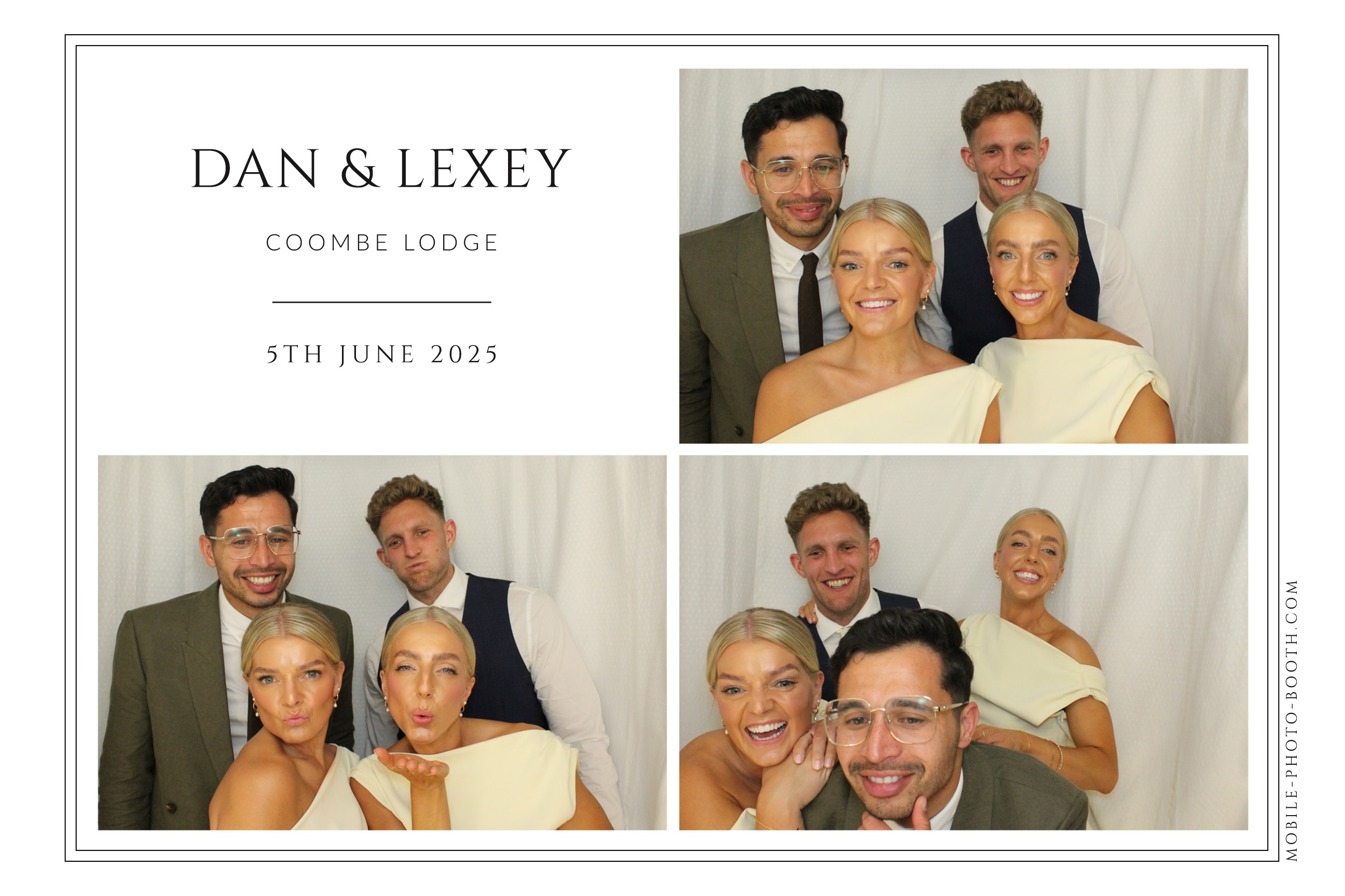 Dan & Lexey | View more photos from the event at images.mobile-photo-booth.com/u/MobilePhotoBoothUK/Dan-Lexey
