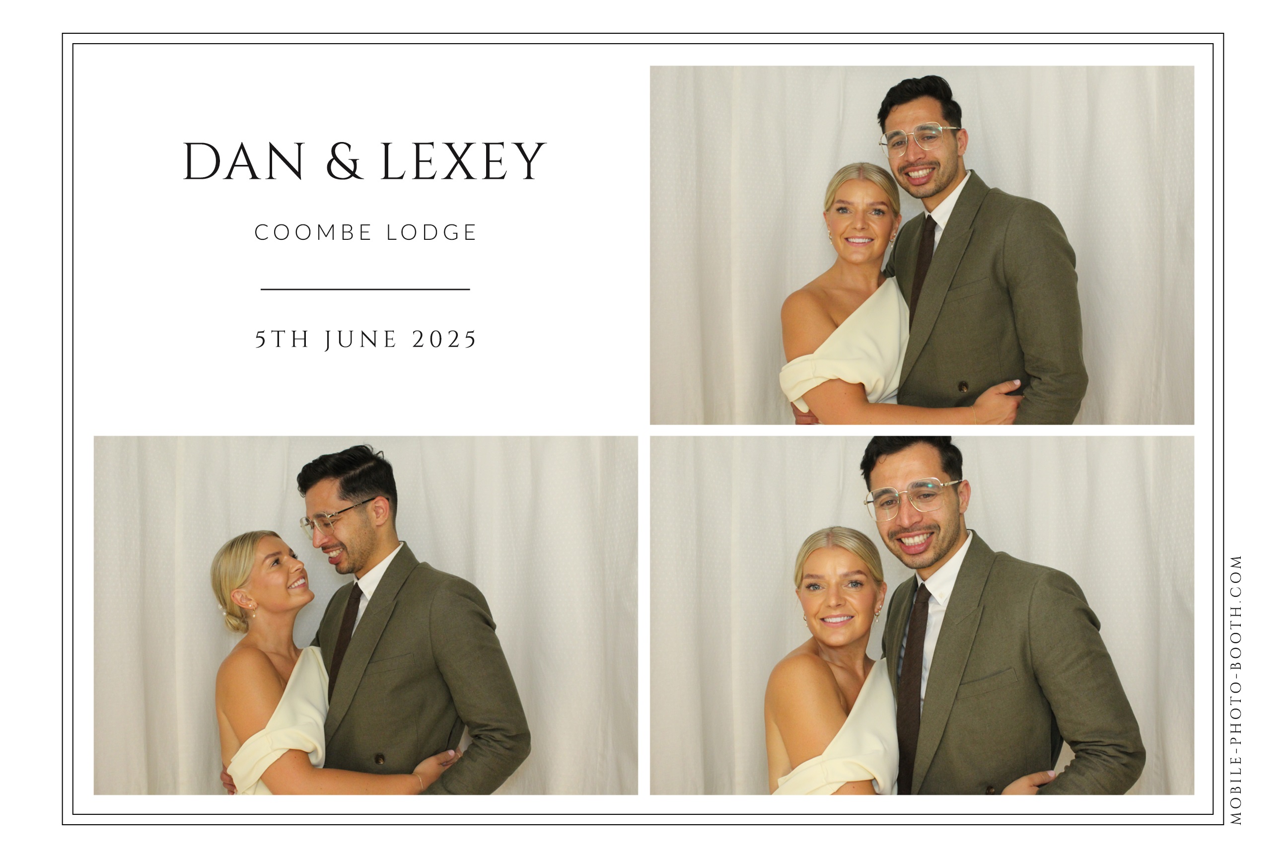 Dan & Lexey | View more photos from the event at images.mobile-photo-booth.com/u/MobilePhotoBoothUK/Dan-Lexey