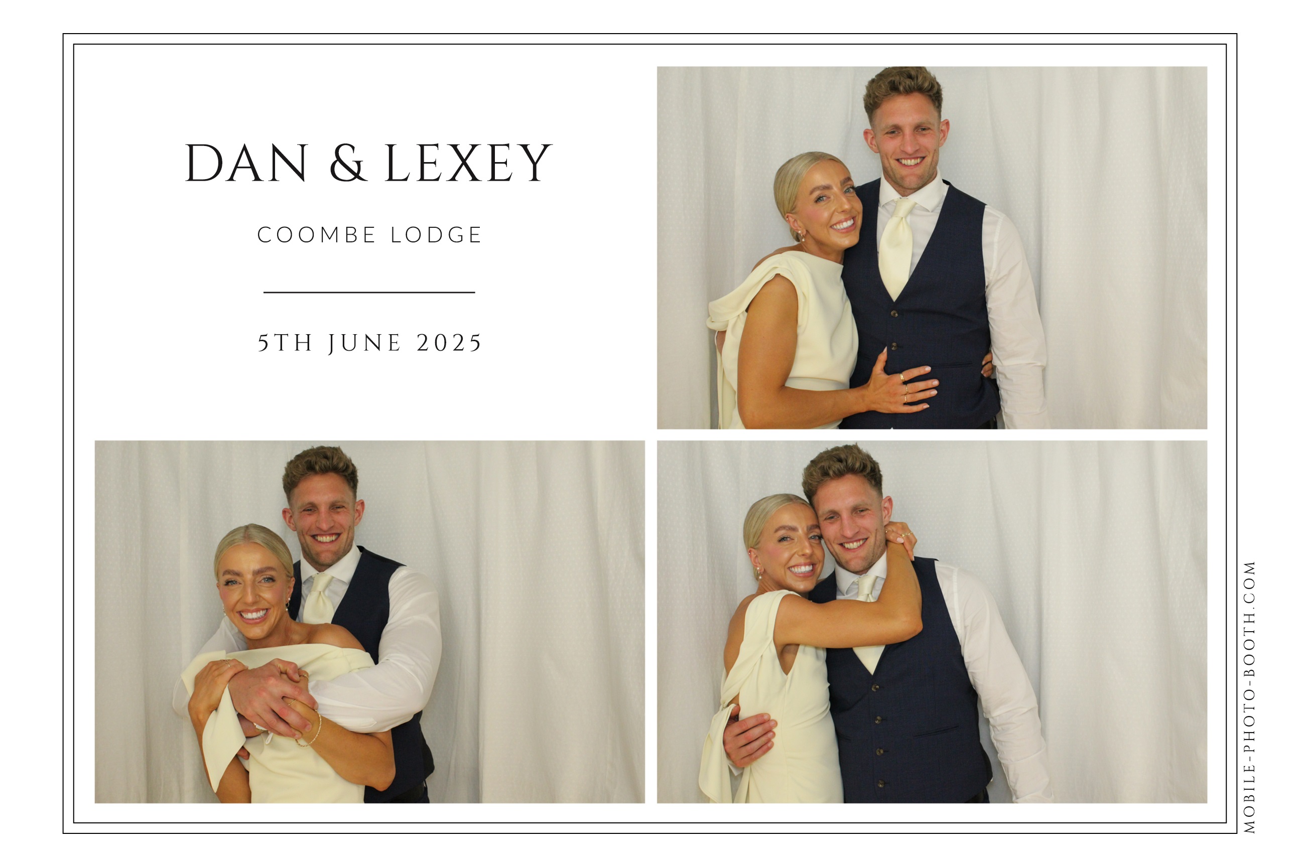 Dan & Lexey | View more photos from the event at images.mobile-photo-booth.com/u/MobilePhotoBoothUK/Dan-Lexey