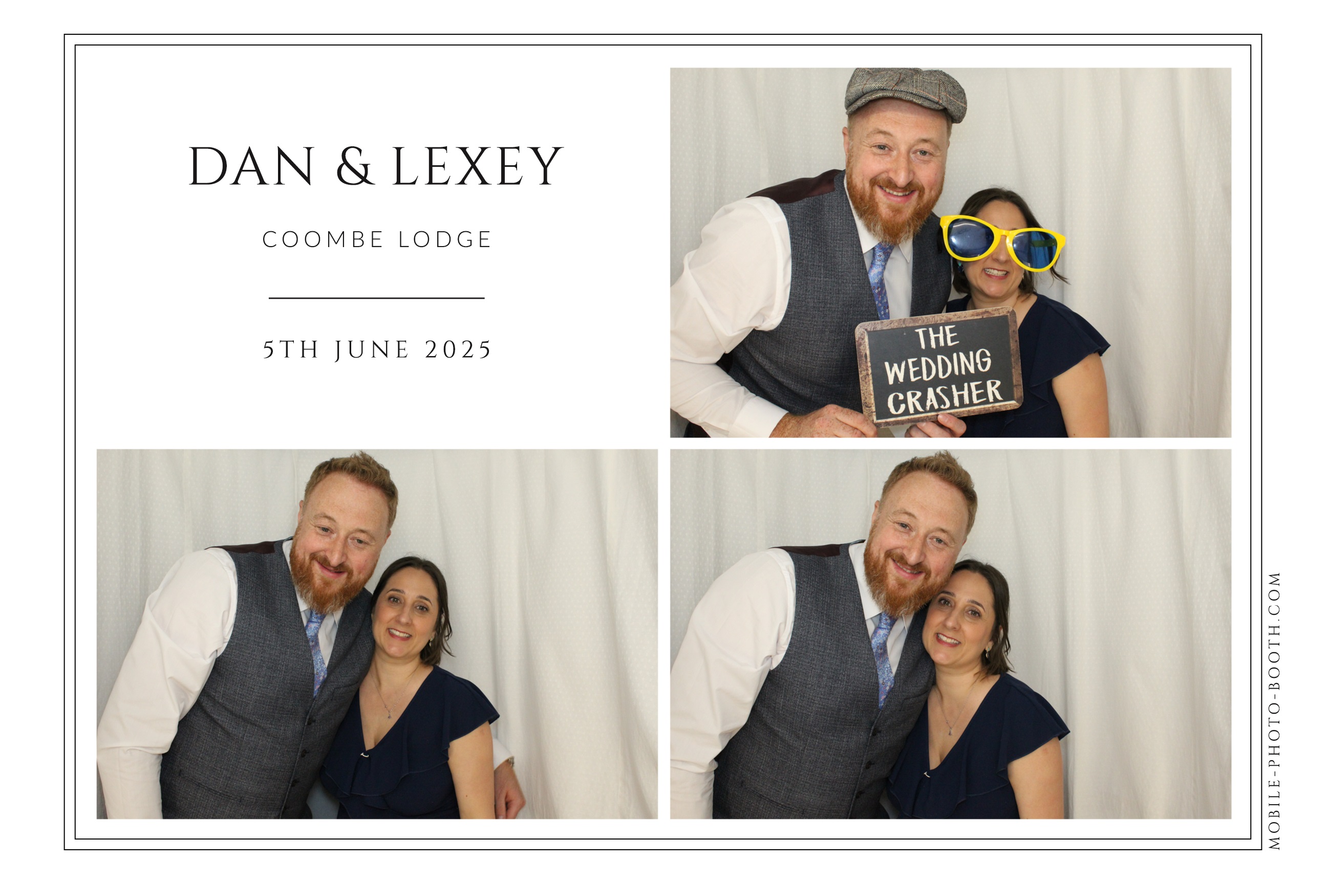 Dan & Lexey | View more photos from the event at images.mobile-photo-booth.com/u/MobilePhotoBoothUK/Dan-Lexey