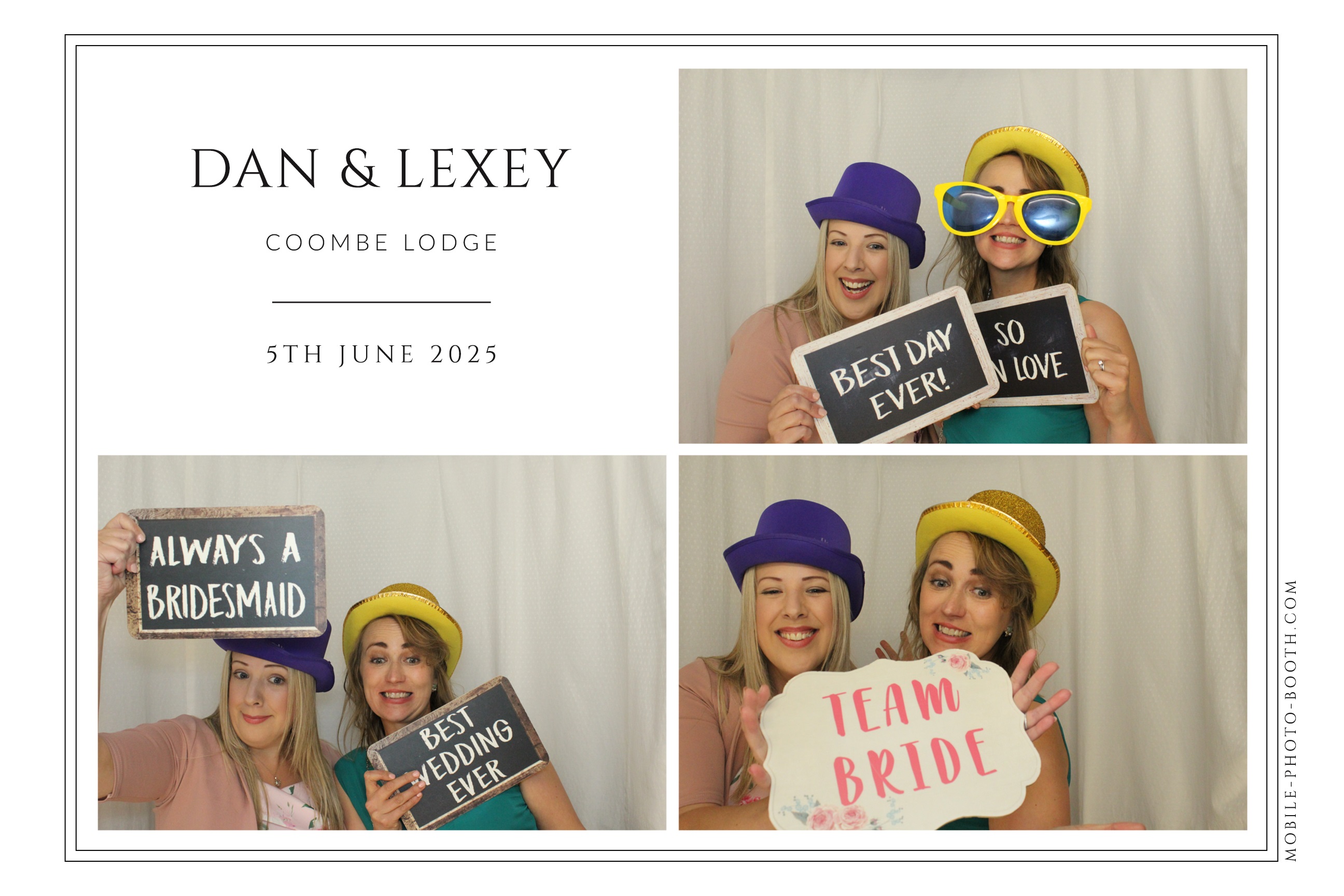 Dan & Lexey | View more photos from the event at images.mobile-photo-booth.com/u/MobilePhotoBoothUK/Dan-Lexey