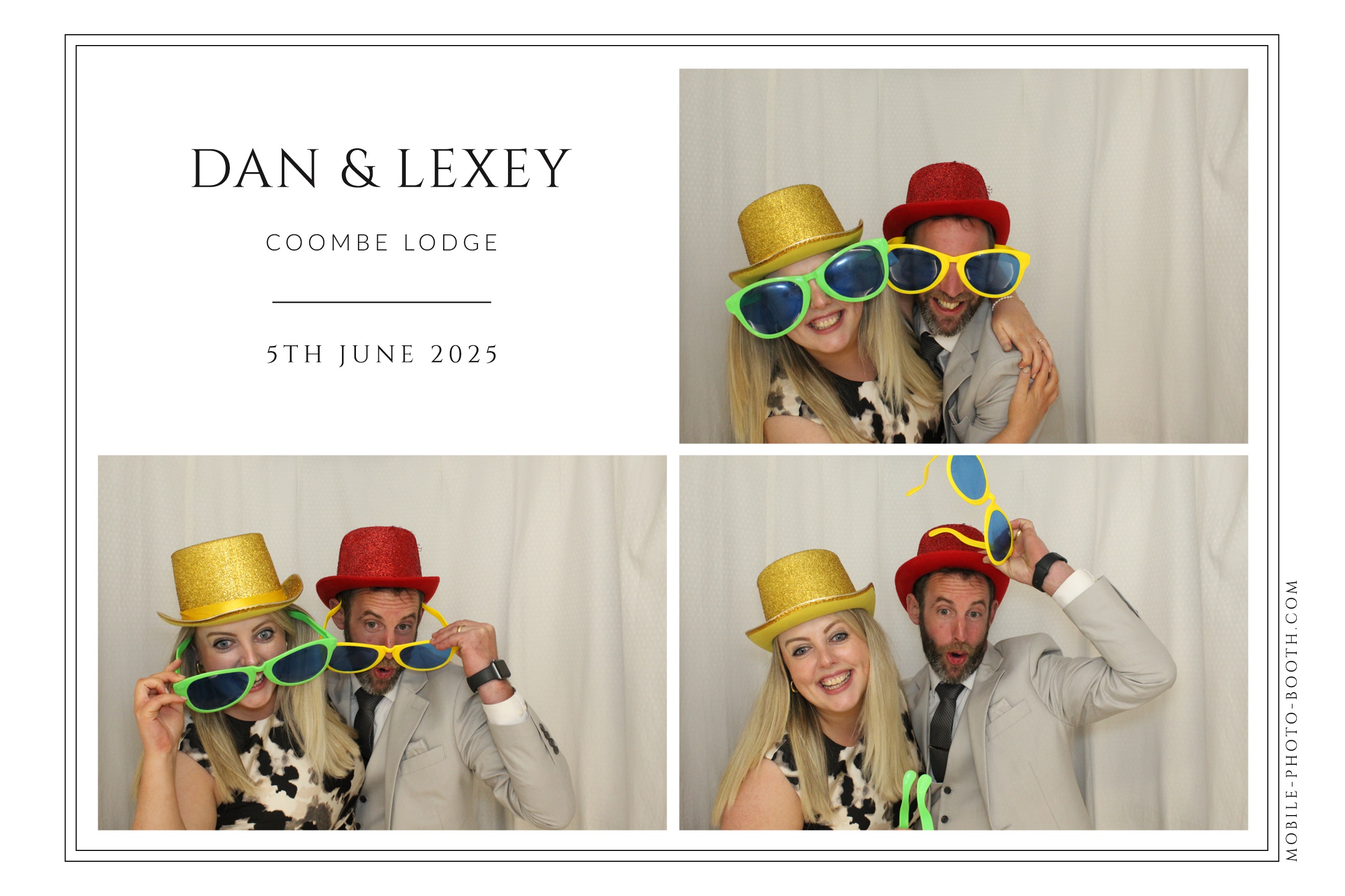Dan & Lexey | View more photos from the event at images.mobile-photo-booth.com/u/MobilePhotoBoothUK/Dan-Lexey
