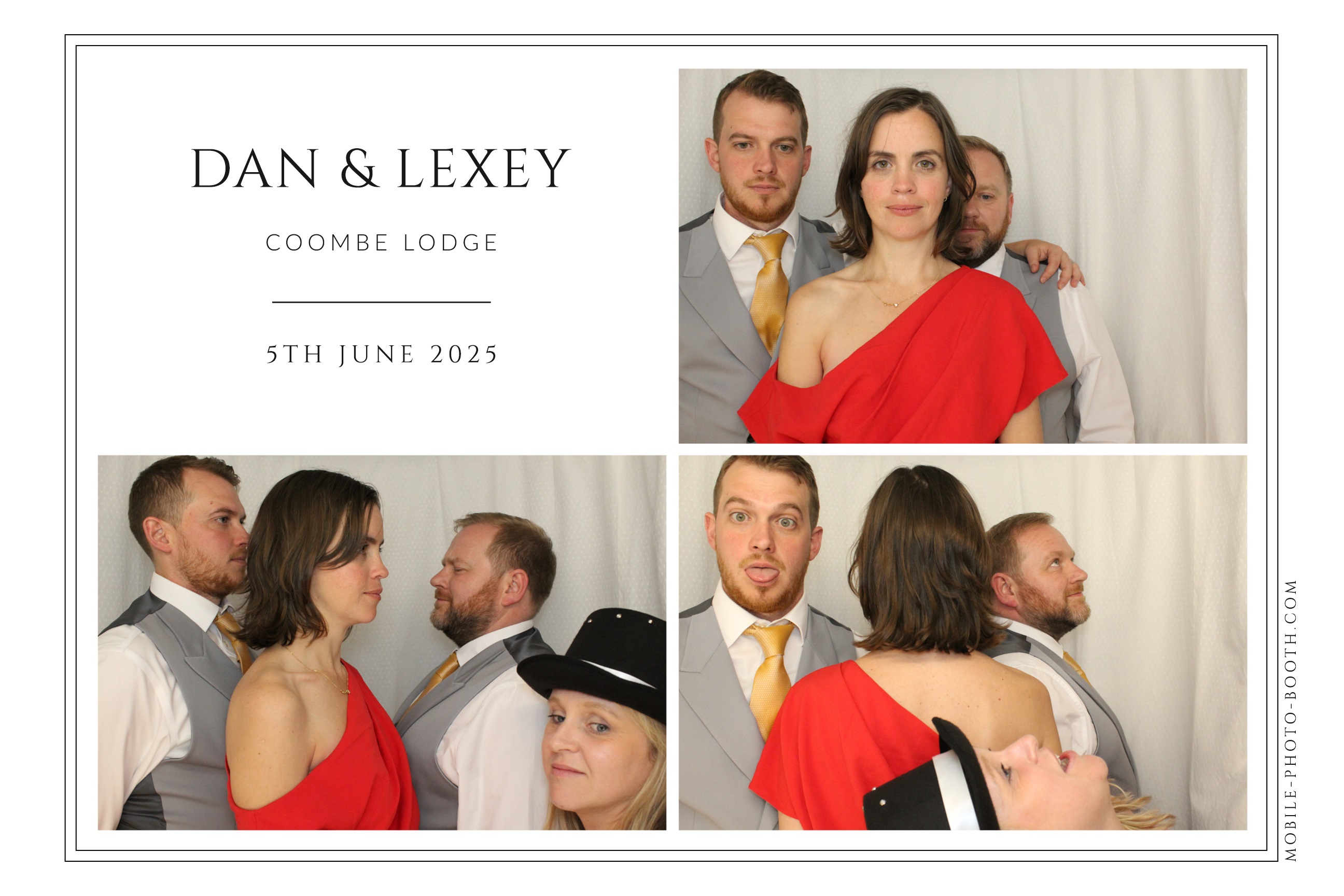 Dan & Lexey | View more photos from the event at images.mobile-photo-booth.com/u/MobilePhotoBoothUK/Dan-Lexey