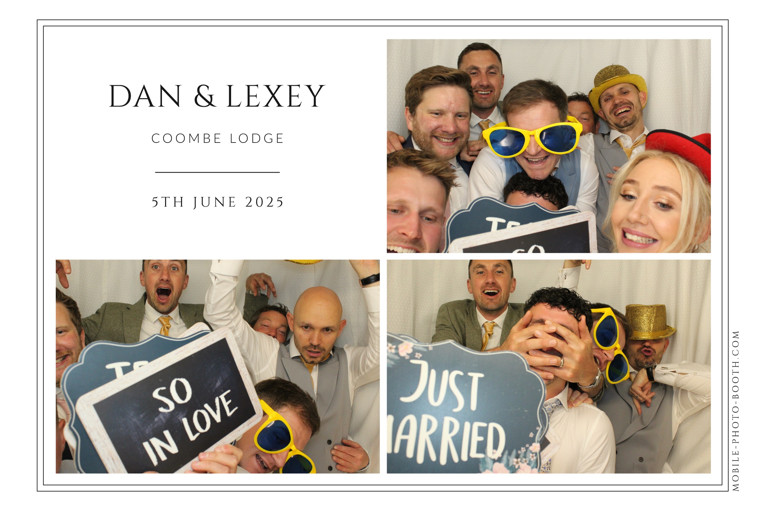 Dan & Lexey | View more photos from the event at images.mobile-photo-booth.com/u/MobilePhotoBoothUK/Dan-Lexey