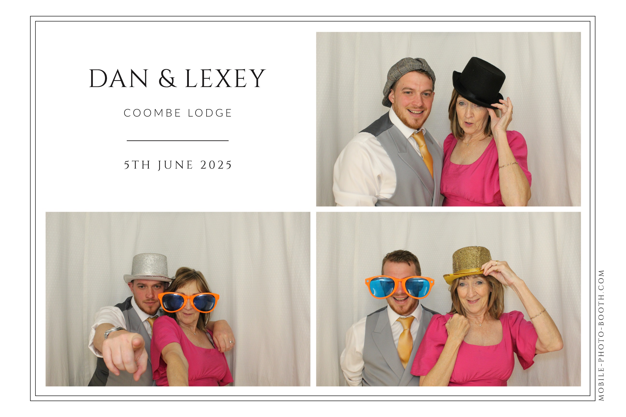 Dan & Lexey | View more photos from the event at images.mobile-photo-booth.com/u/MobilePhotoBoothUK/Dan-Lexey