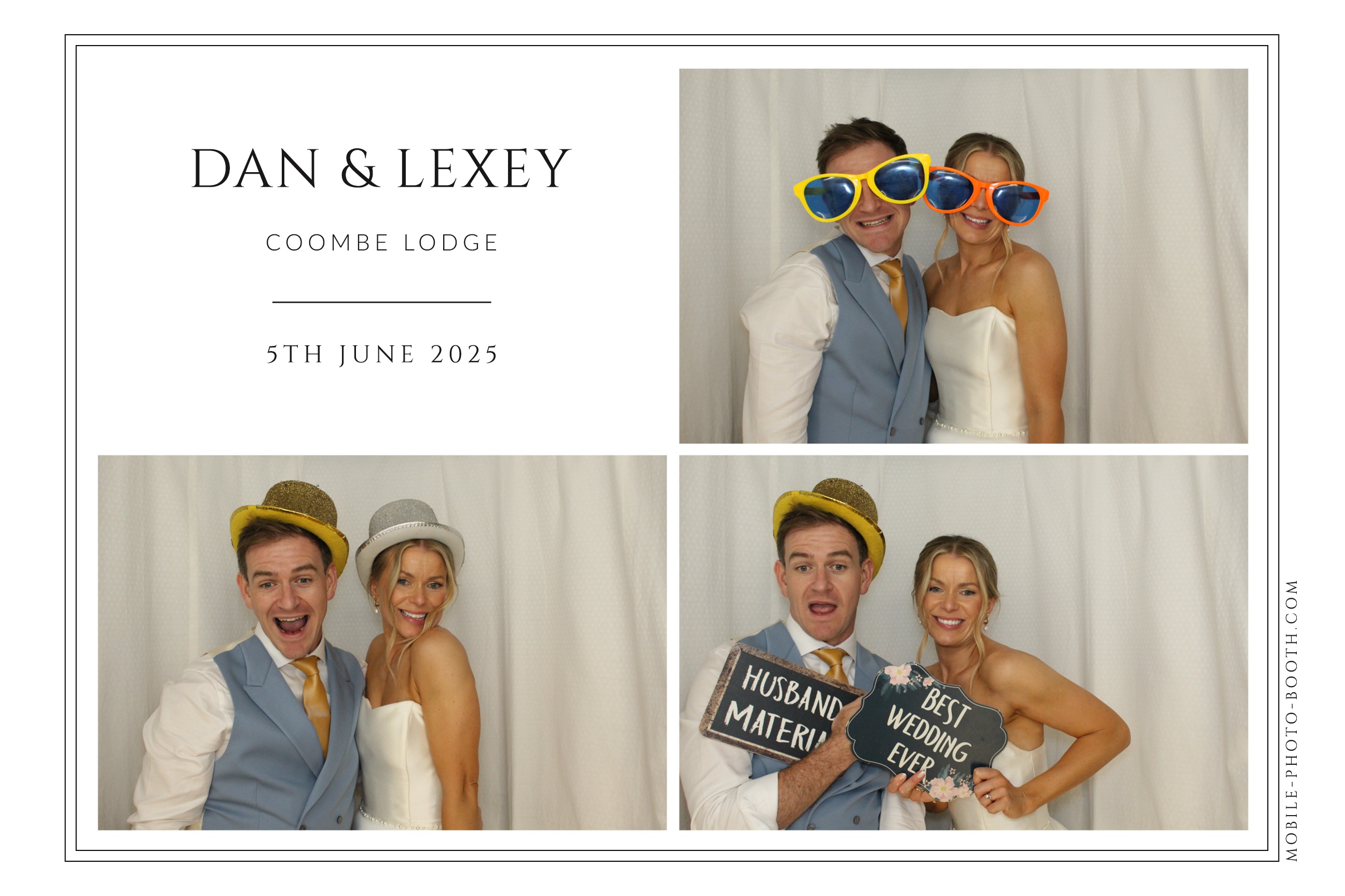 Dan & Lexey | View more photos from the event at images.mobile-photo-booth.com/u/MobilePhotoBoothUK/Dan-Lexey