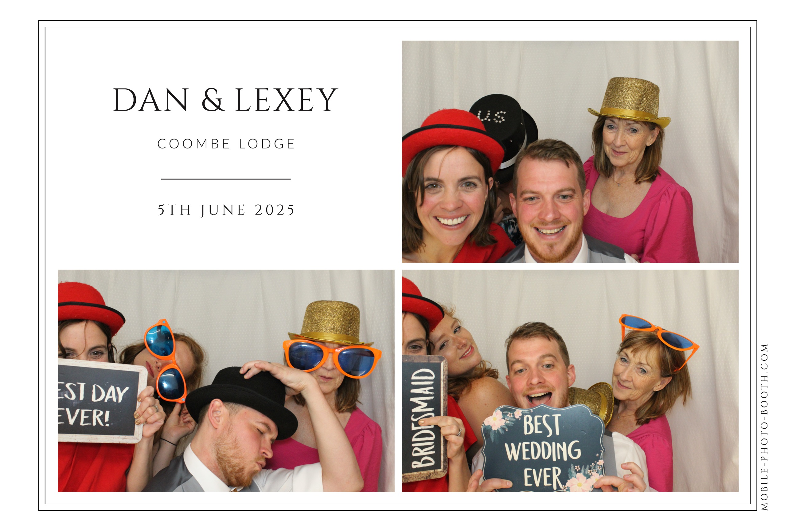 Dan & Lexey | View more photos from the event at images.mobile-photo-booth.com/u/MobilePhotoBoothUK/Dan-Lexey