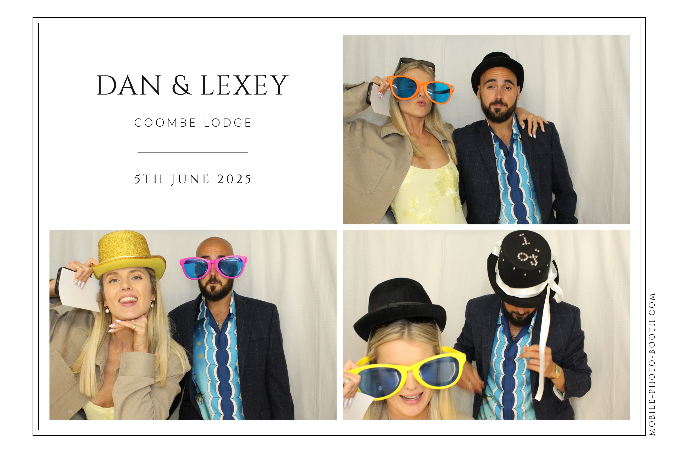 Dan & Lexey | View more photos from the event at images.mobile-photo-booth.com/u/MobilePhotoBoothUK/Dan-Lexey