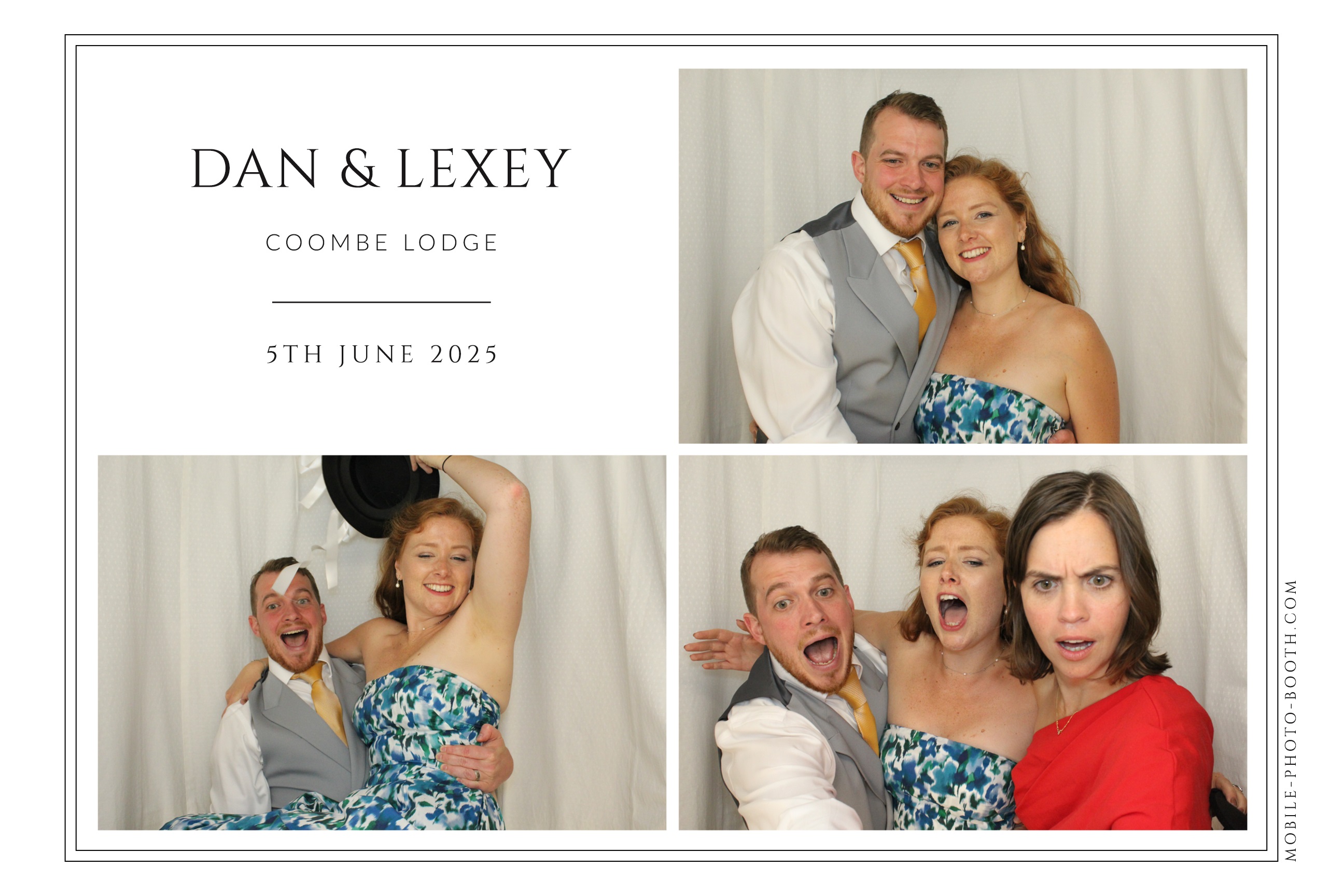 Dan & Lexey | View more photos from the event at images.mobile-photo-booth.com/u/MobilePhotoBoothUK/Dan-Lexey
