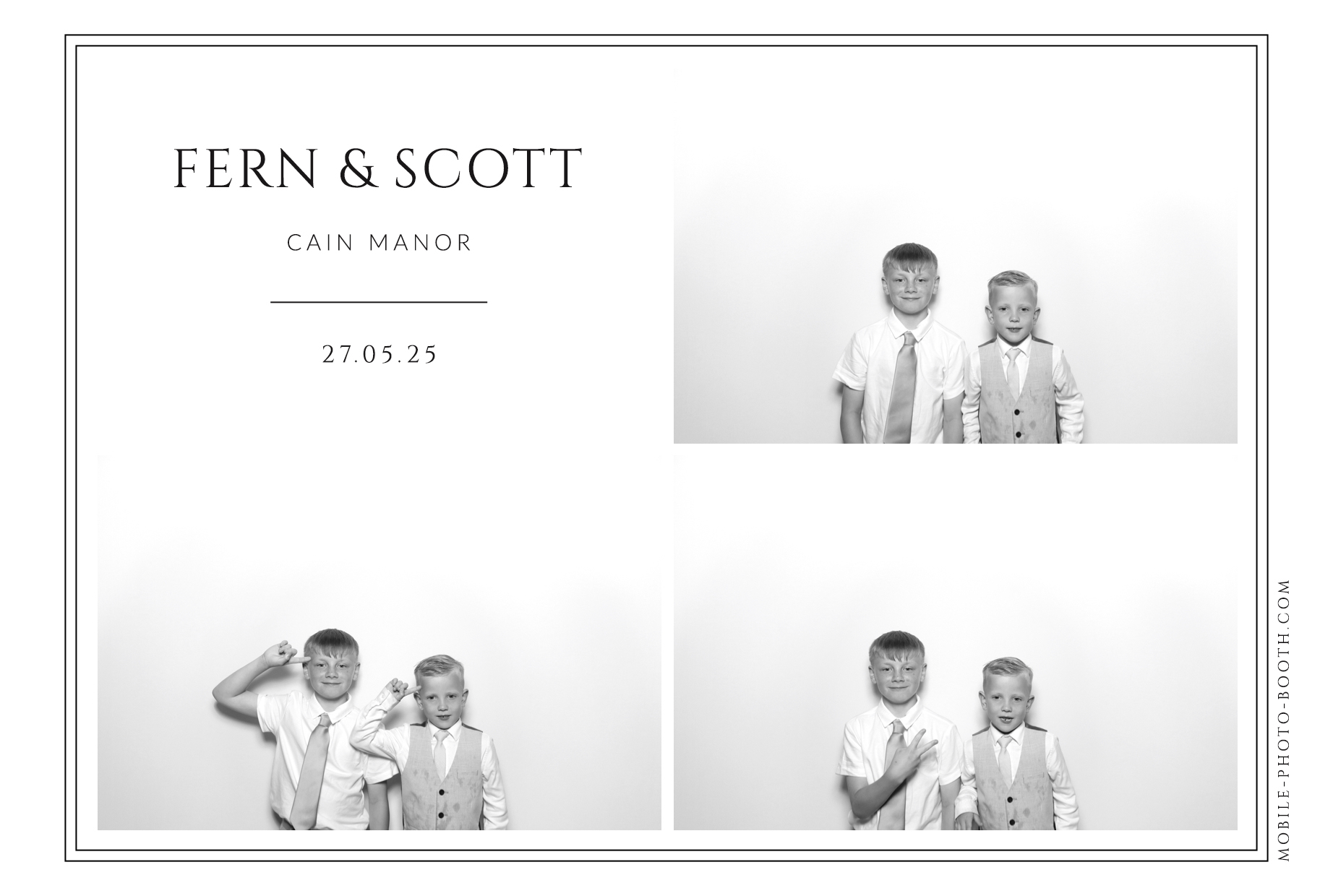 Fern & Scott | View more photos from the event at images.mobile-photo-booth.com/u/MobilePhotoBoothUK/Fern-Scott
