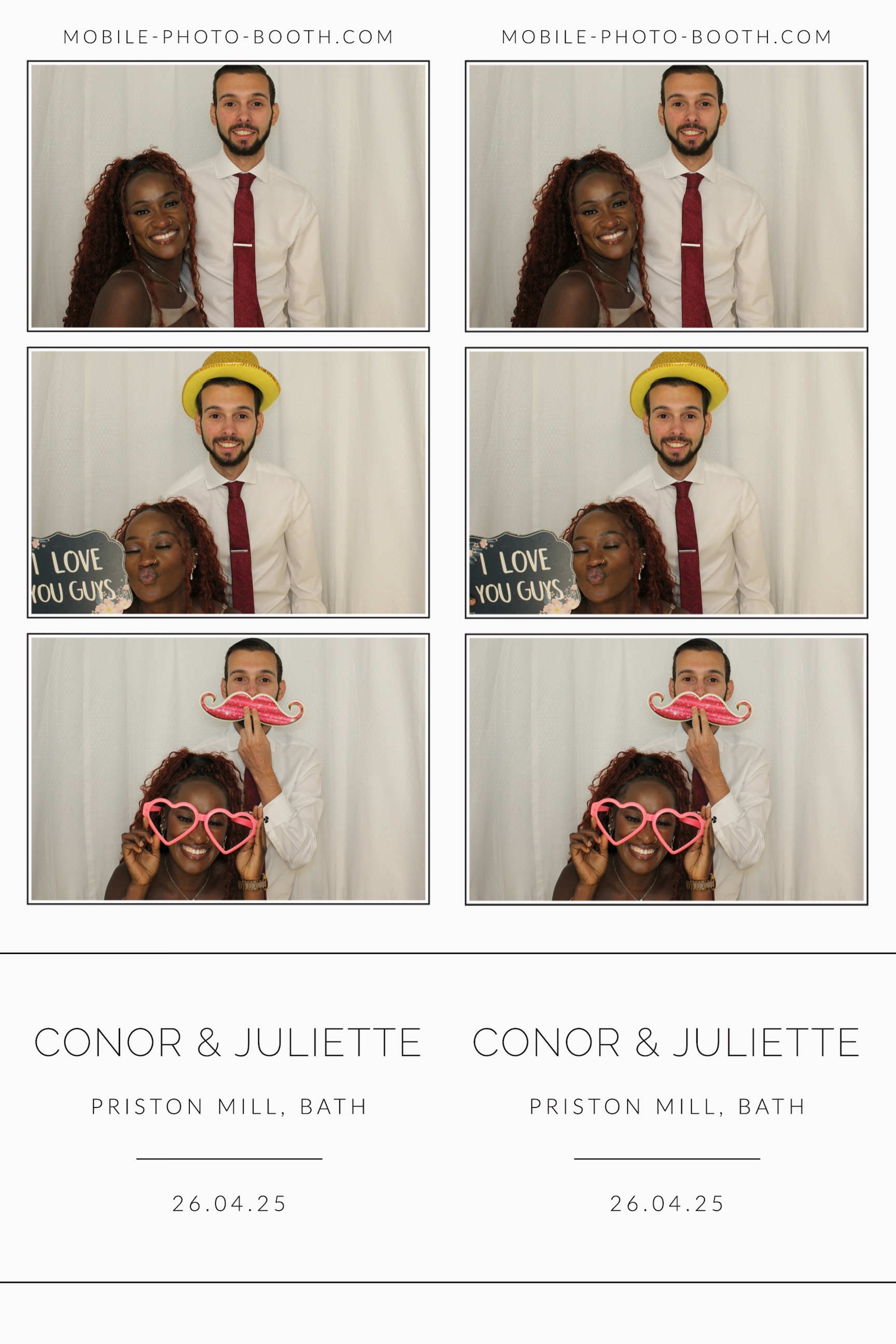 Juliette & Connor | View more photos from the event at images.mobile-photo-booth.com/u/MobilePhotoBoothUK/Juliette-Connor