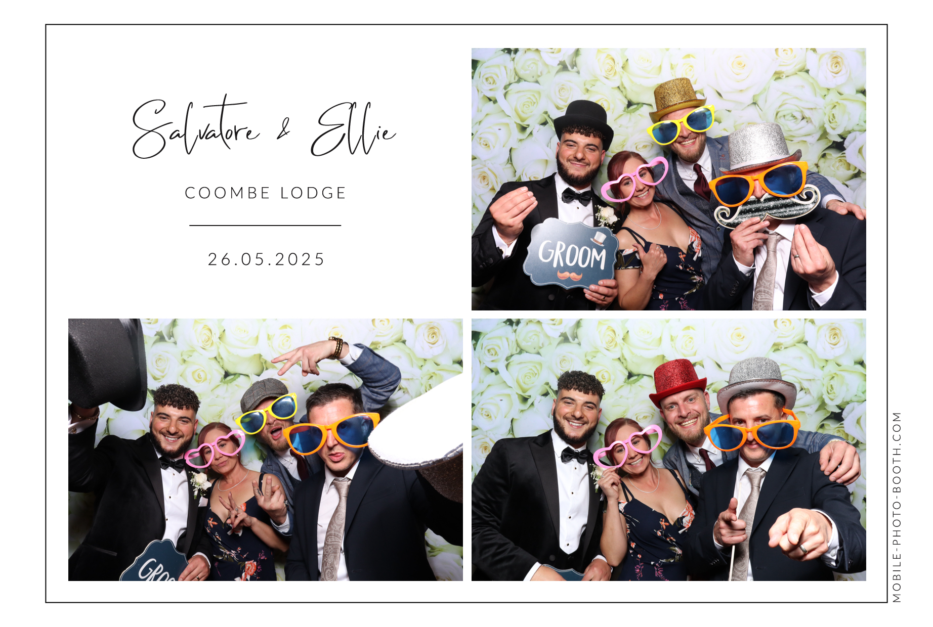 Salvatore & Ellie | View more photos from the event at images.mobile-photo-booth.com/u/MobilePhotoBoothUK/Salvatore-Ellie