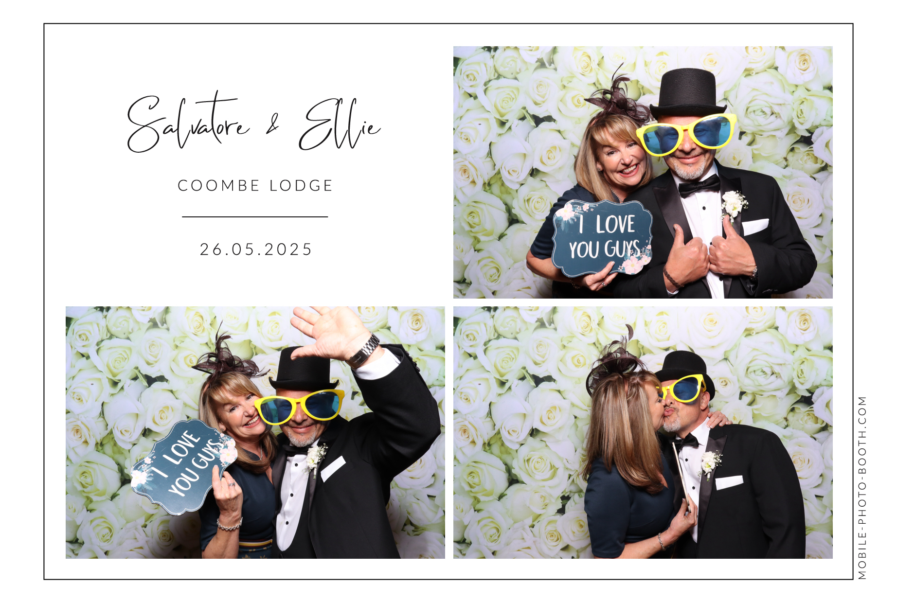 Salvatore & Ellie | View more photos from the event at images.mobile-photo-booth.com/u/MobilePhotoBoothUK/Salvatore-Ellie