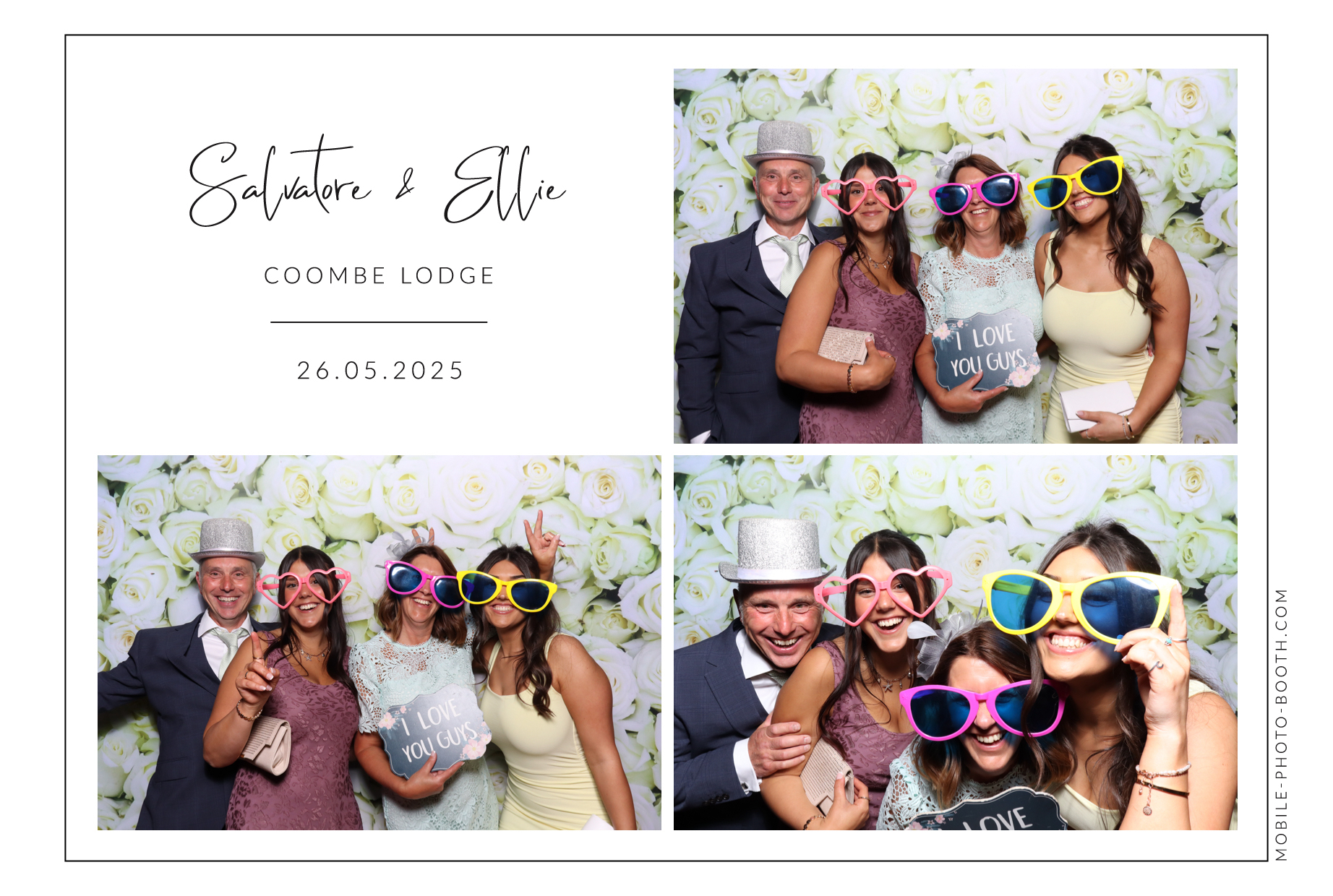 Salvatore & Ellie | View more photos from the event at images.mobile-photo-booth.com/u/MobilePhotoBoothUK/Salvatore-Ellie
