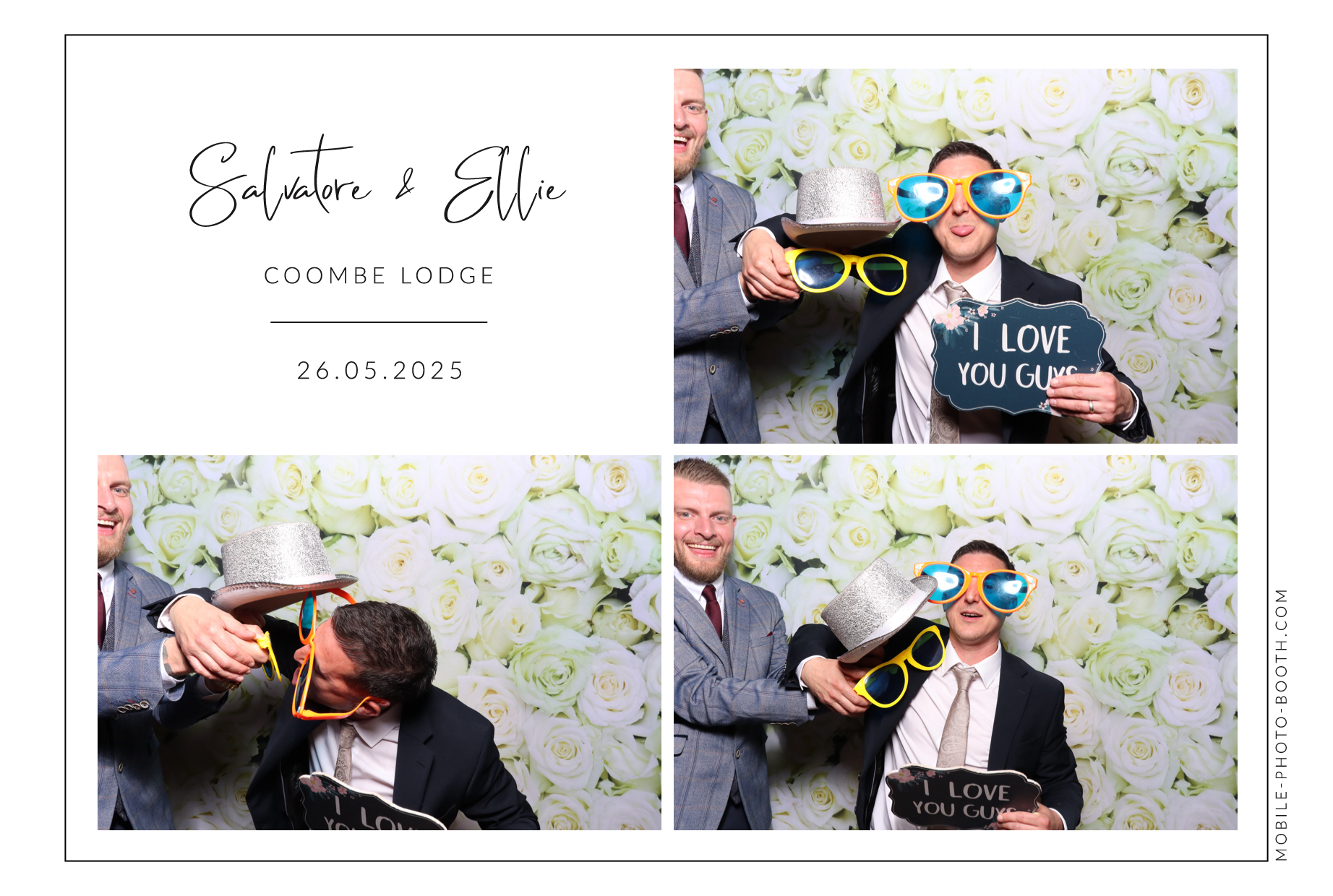 Salvatore & Ellie | View more photos from the event at images.mobile-photo-booth.com/u/MobilePhotoBoothUK/Salvatore-Ellie