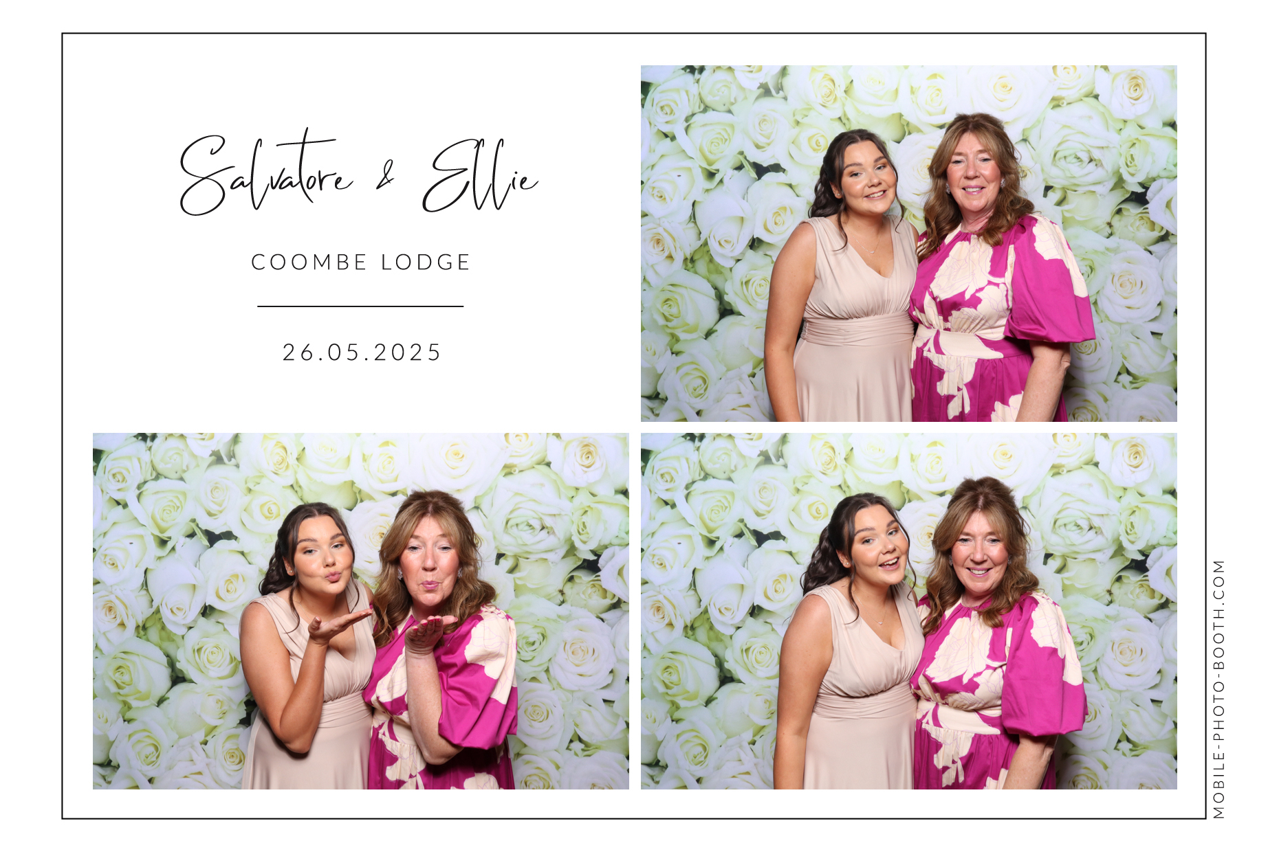 Salvatore & Ellie | View more photos from the event at images.mobile-photo-booth.com/u/MobilePhotoBoothUK/Salvatore-Ellie