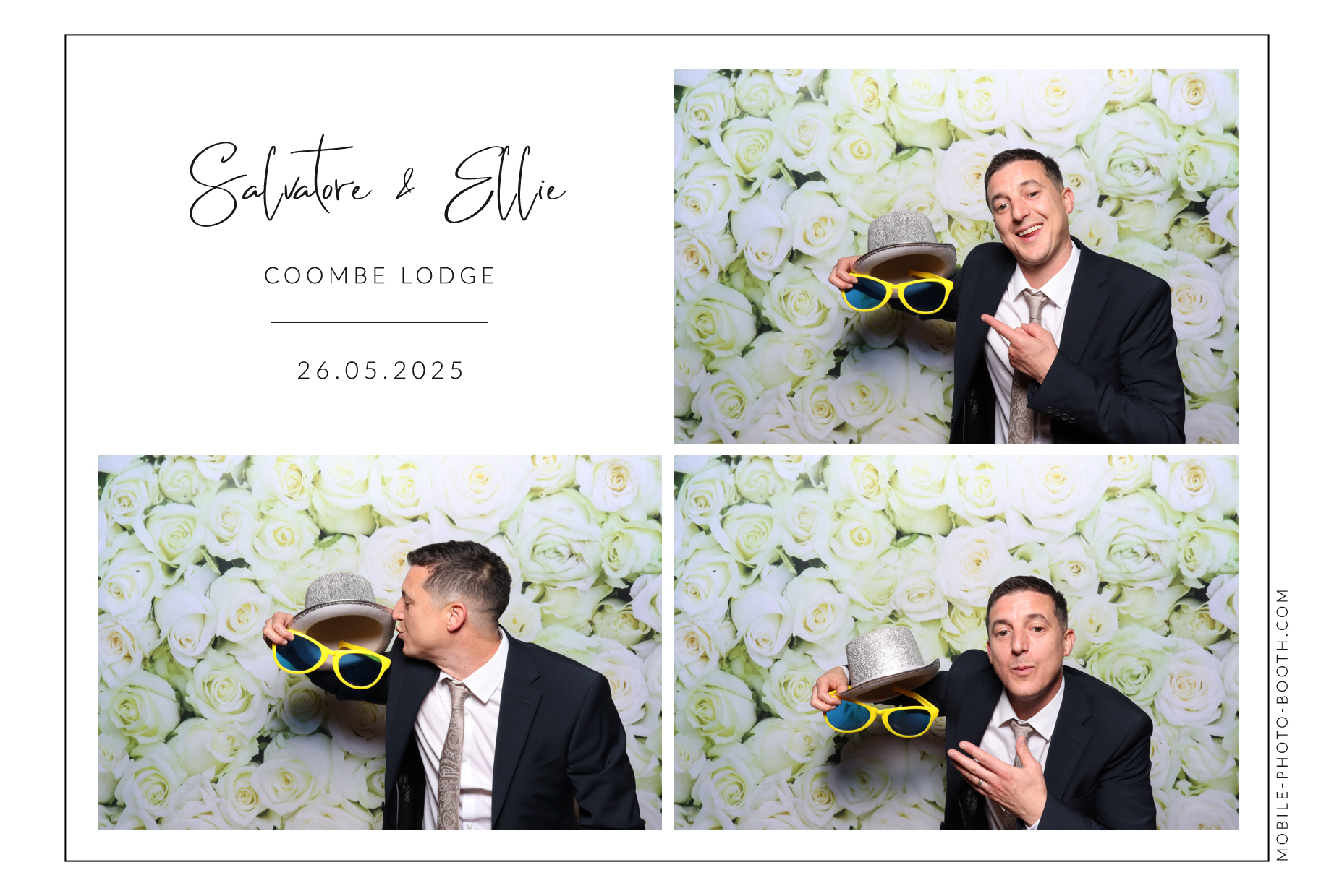 Salvatore & Ellie | View more photos from the event at images.mobile-photo-booth.com/u/MobilePhotoBoothUK/Salvatore-Ellie