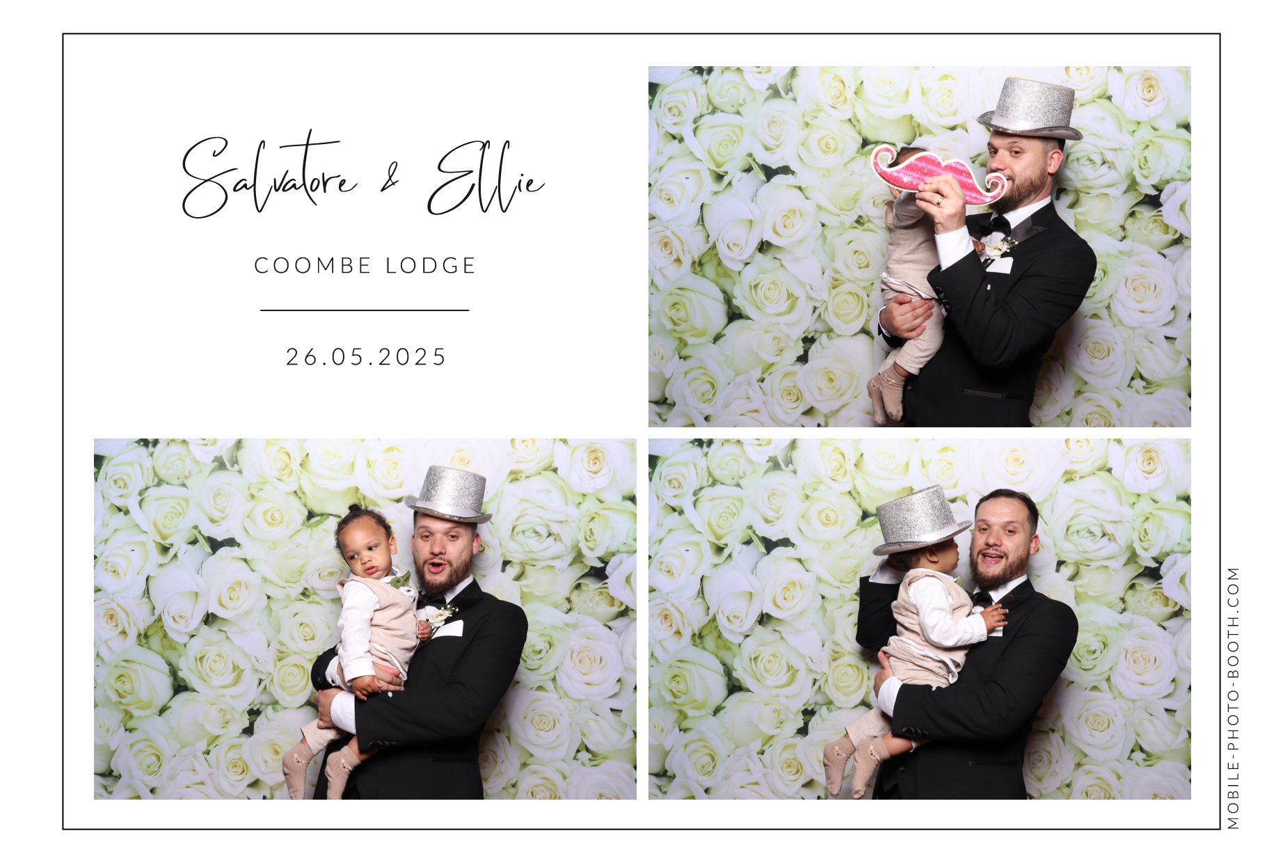 Salvatore & Ellie | View more photos from the event at images.mobile-photo-booth.com/u/MobilePhotoBoothUK/Salvatore-Ellie